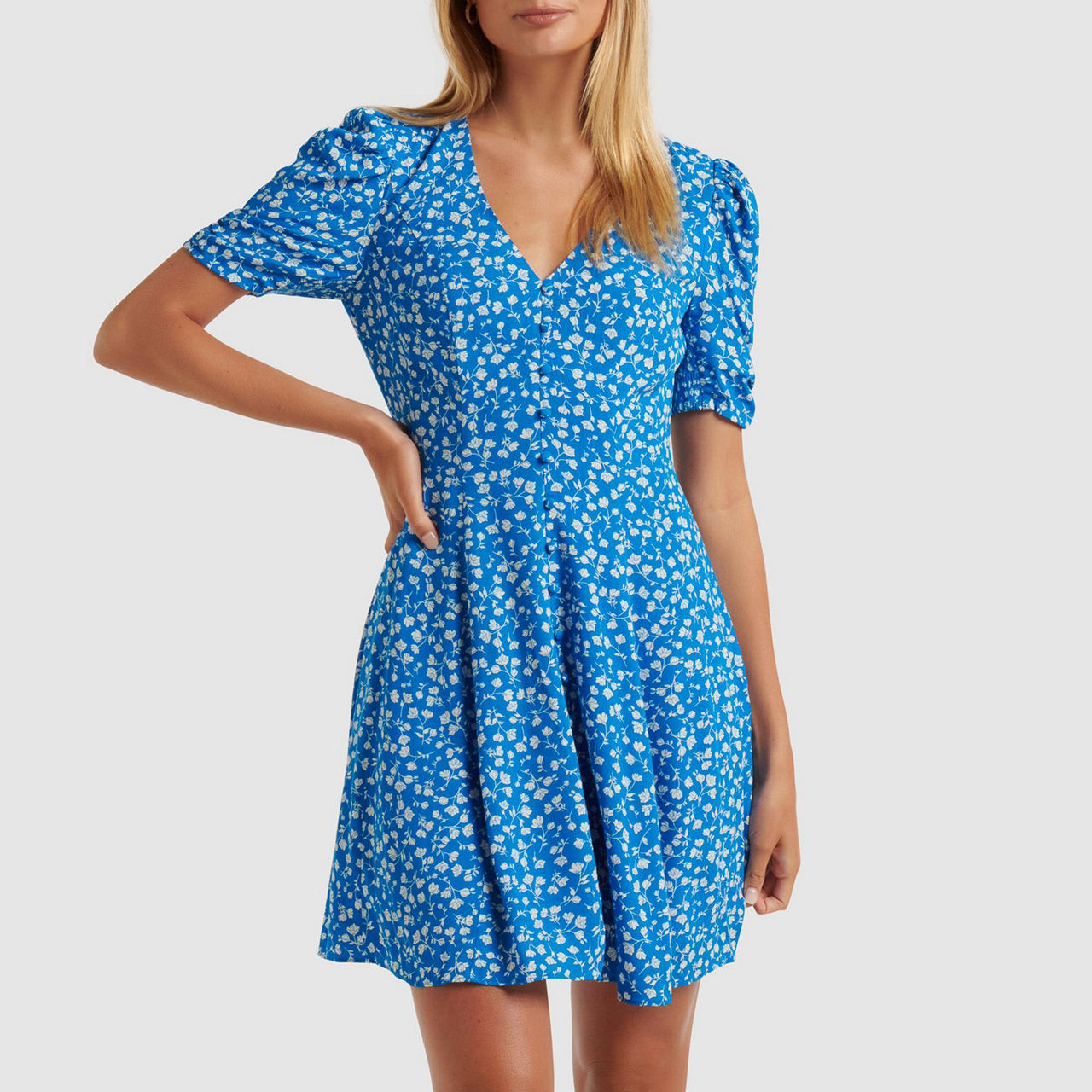 FOREVER NEW Rowan Seam Detail Mini Dress