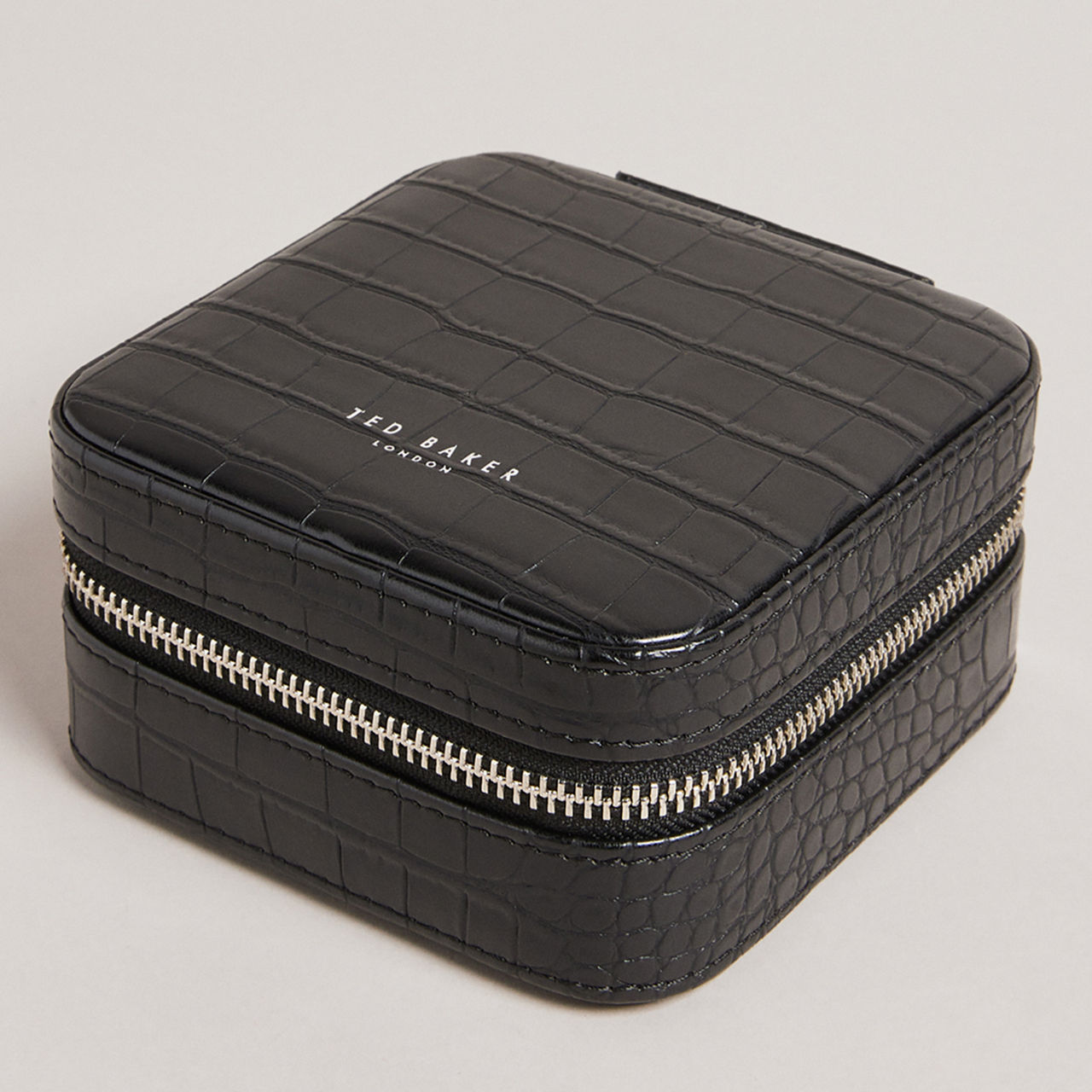 Ted baker zipped on sale jewellery case black