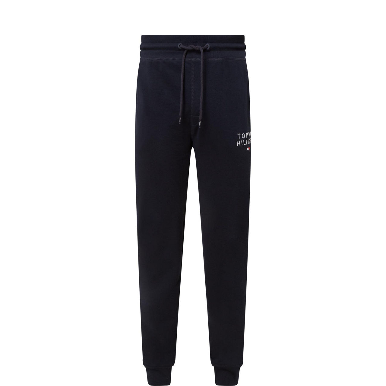 TOMMY HILFIGER TH Original Logo Cuffed Sweatpants Navy