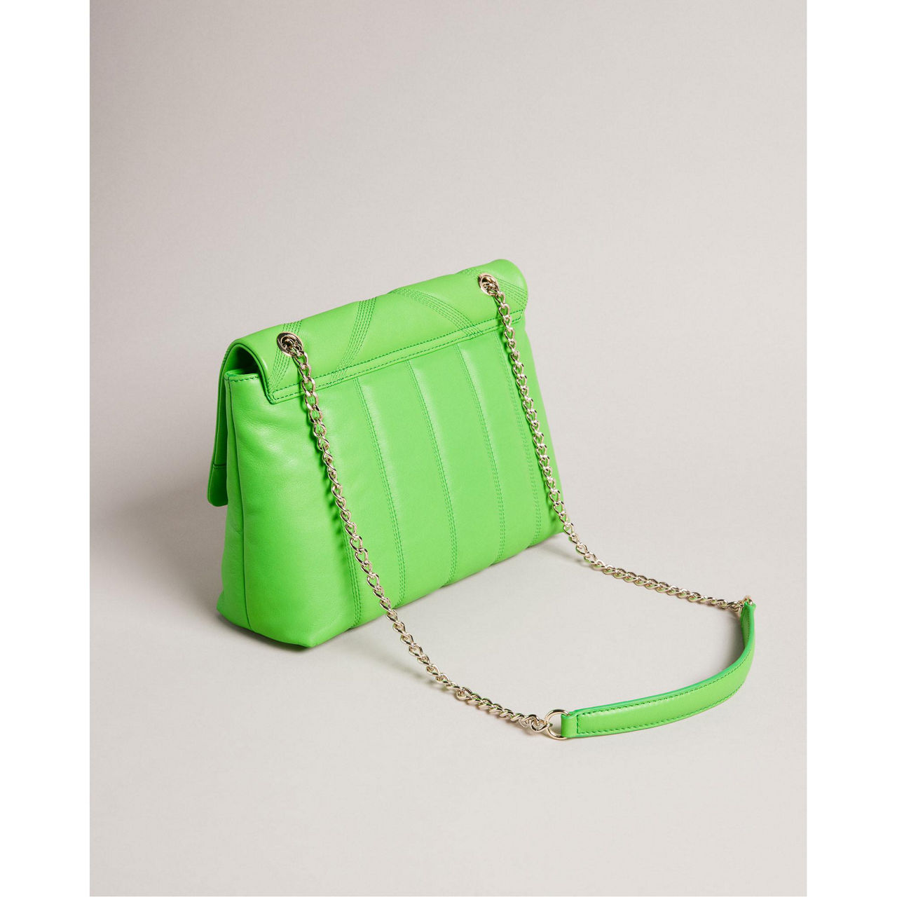 TED BAKER Ayahlin Puffer Quilted Leather Crossbody Bag