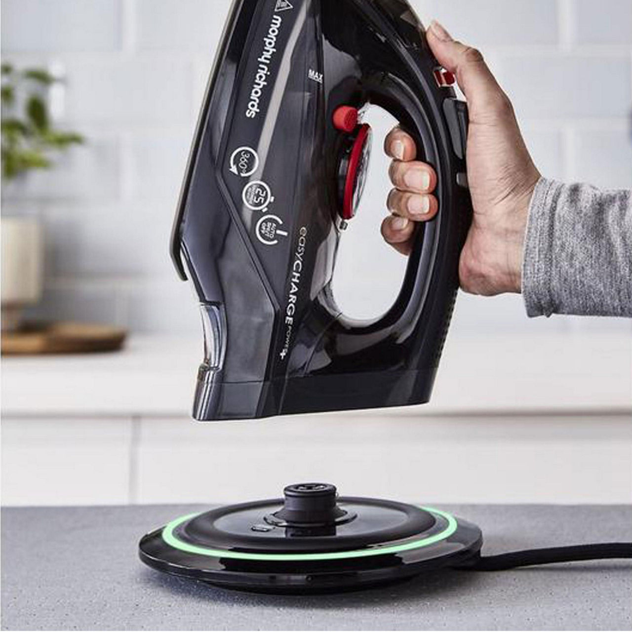 Morphy richards cord free iron discount
