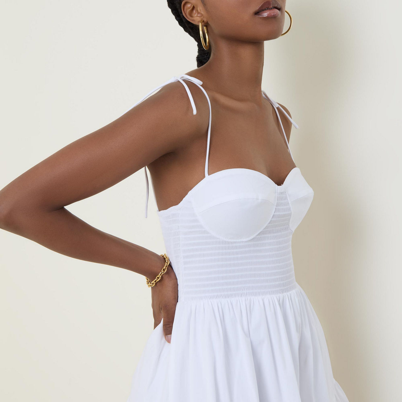 LANDRY SLIMMING DRESS - LATTE