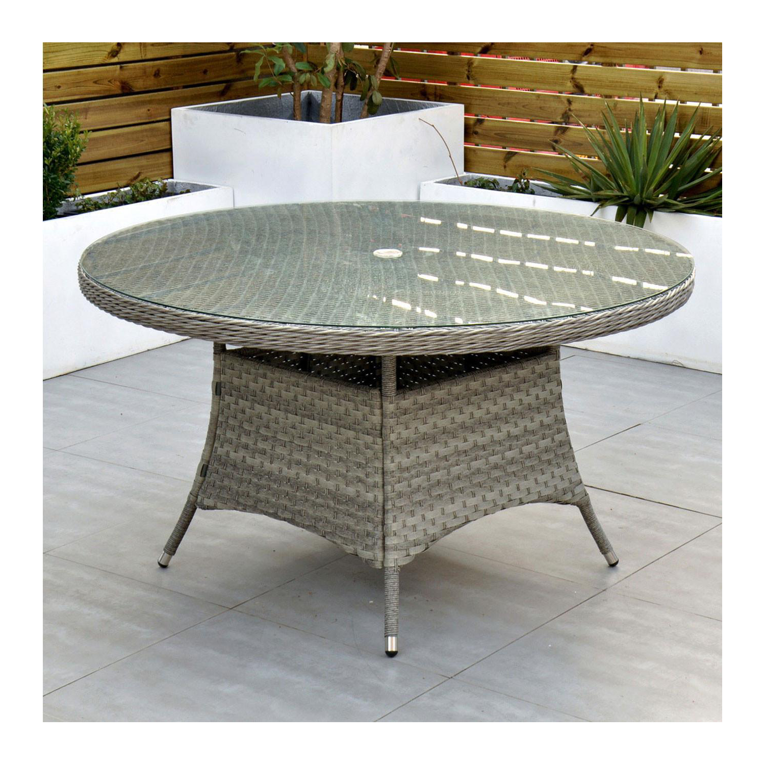 Bali 6 Seat Dining Set with 135cm Round Table