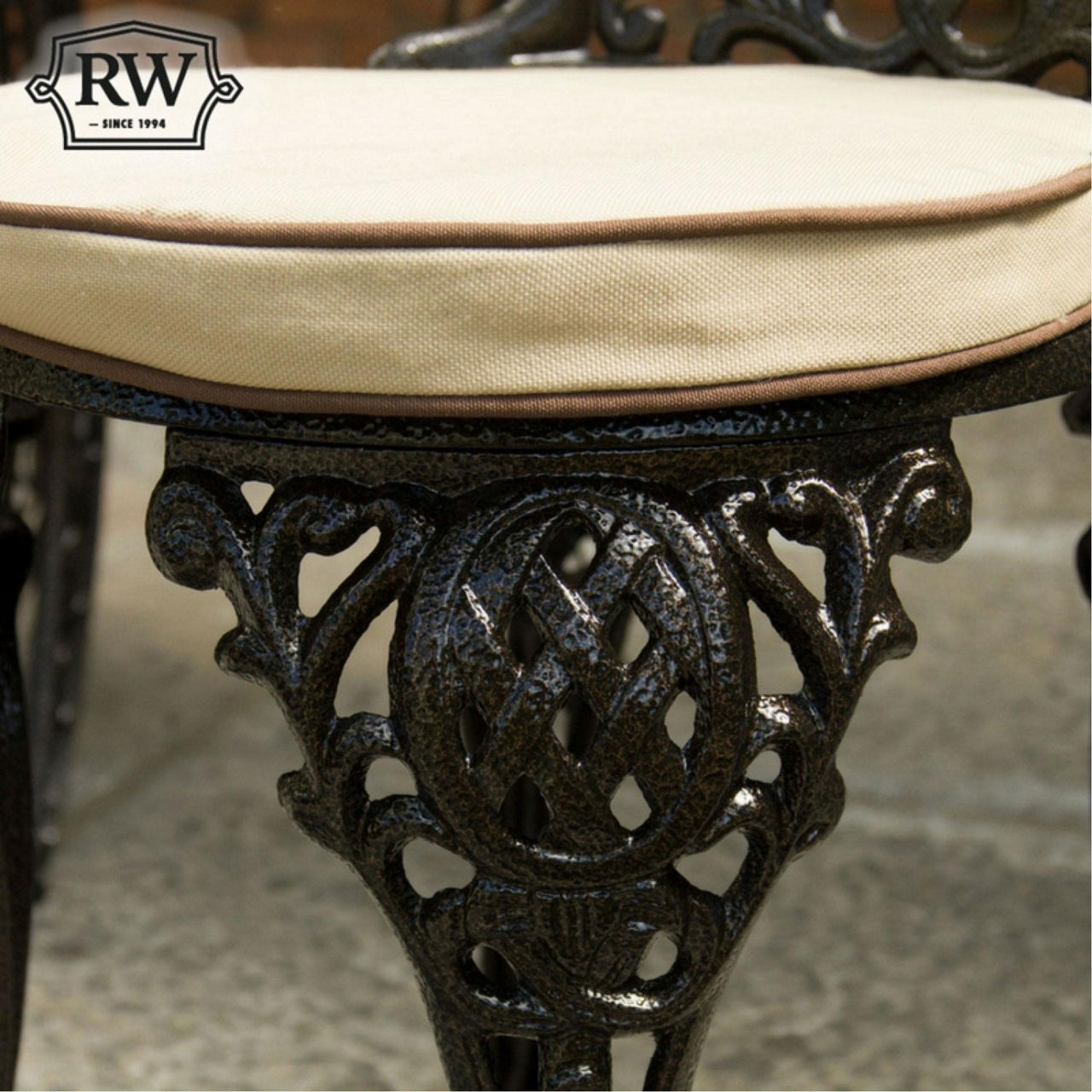 RATHWOOD Rosebawn Dark Bistro Set Bronze Brown