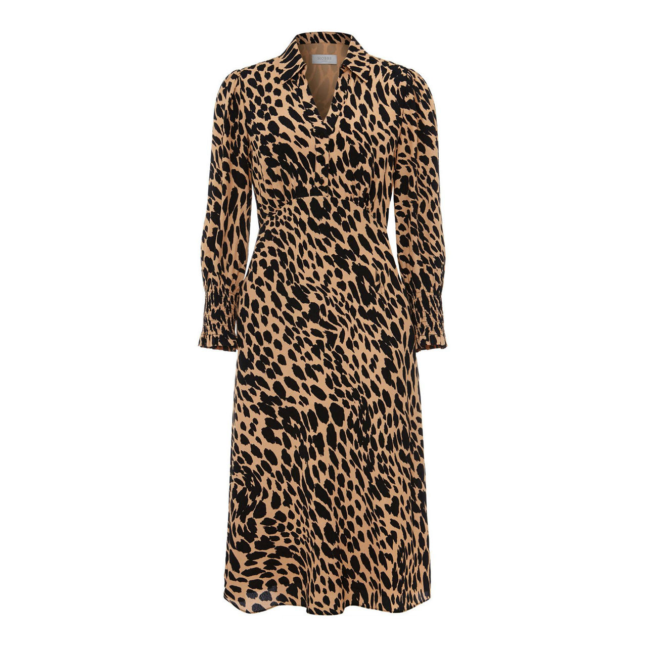 Hobbs animal print dress hotsell