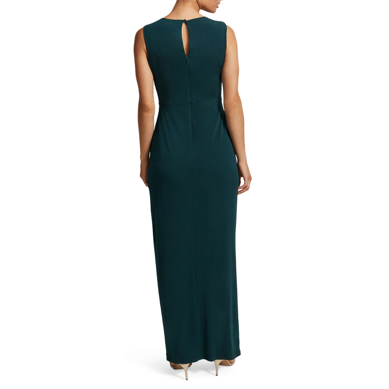 Christabel Dark Green Maxi Dress