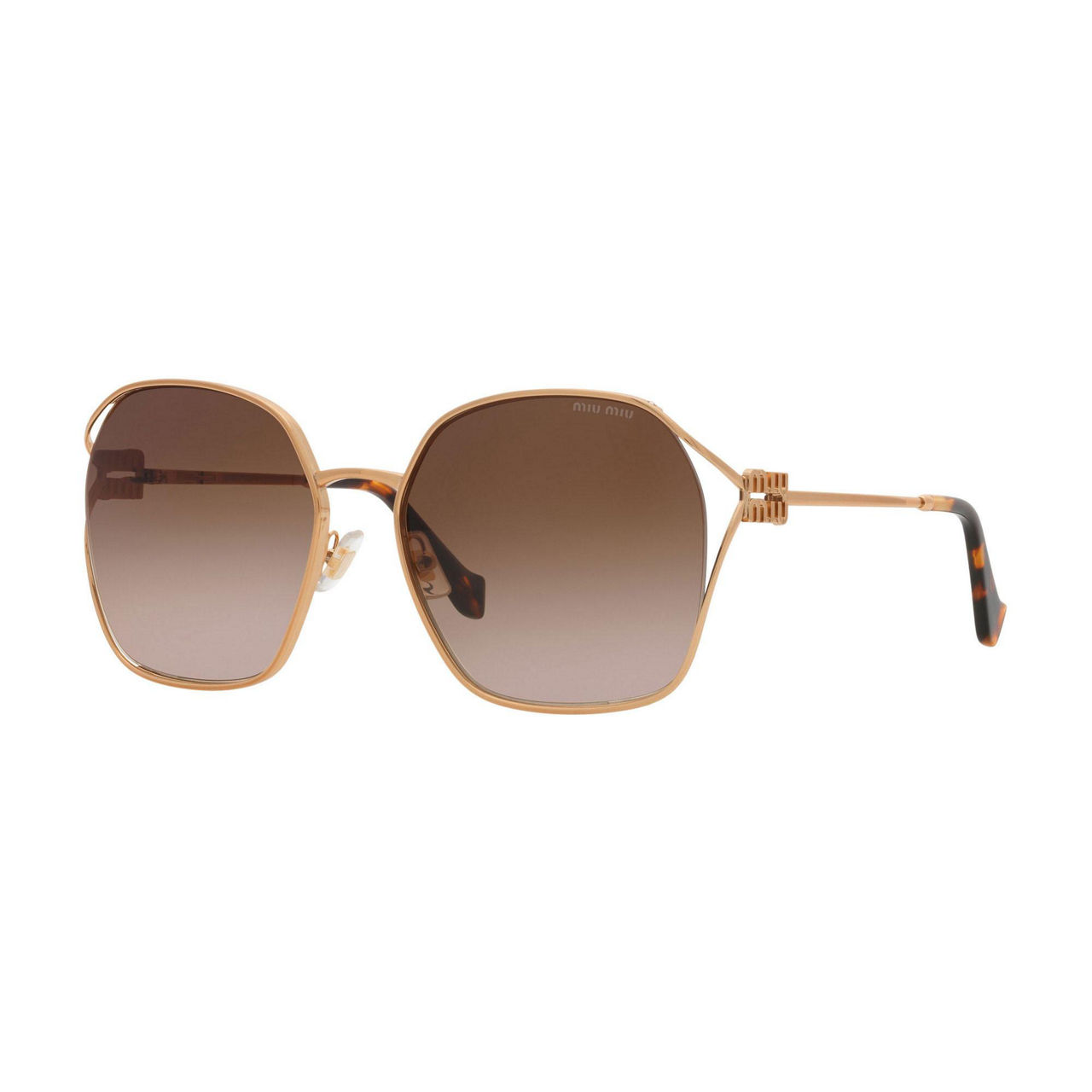 Miu miu irregular sunglasses on sale