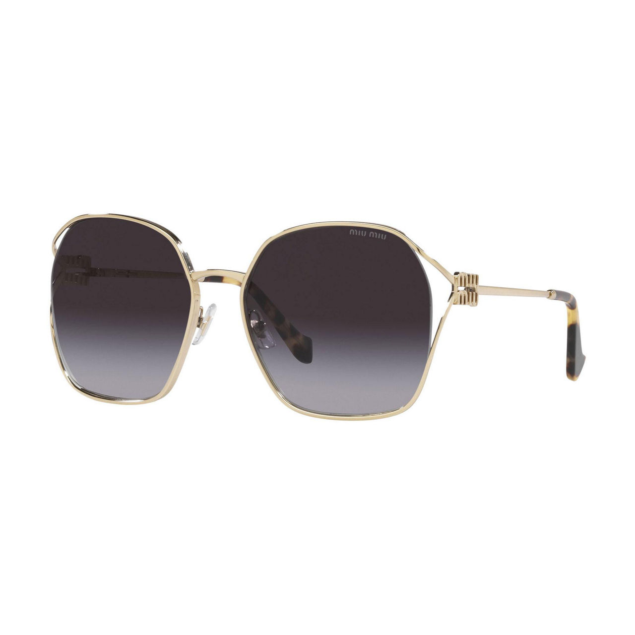 Miu miu gold clearance sunglasses