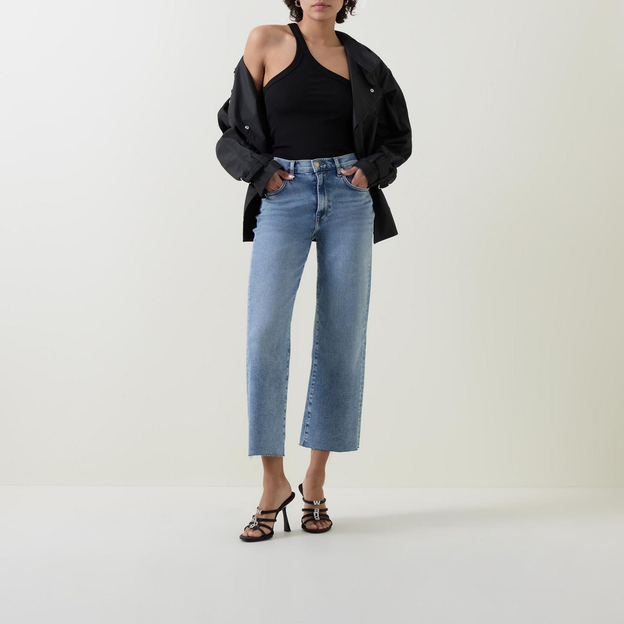 Alexa wide hot sale leg jeans