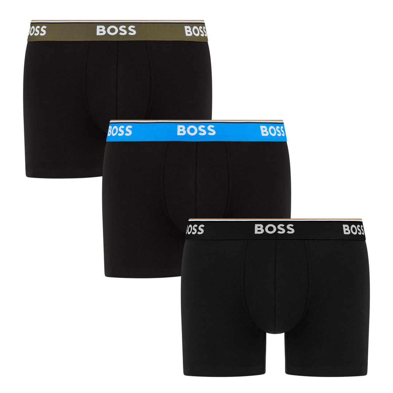 Three-Pack Power Logo Boxers
