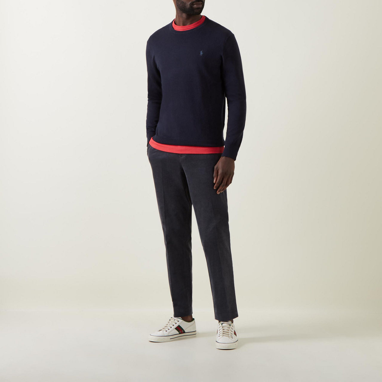 High-Neck Logo Sweater main image 1