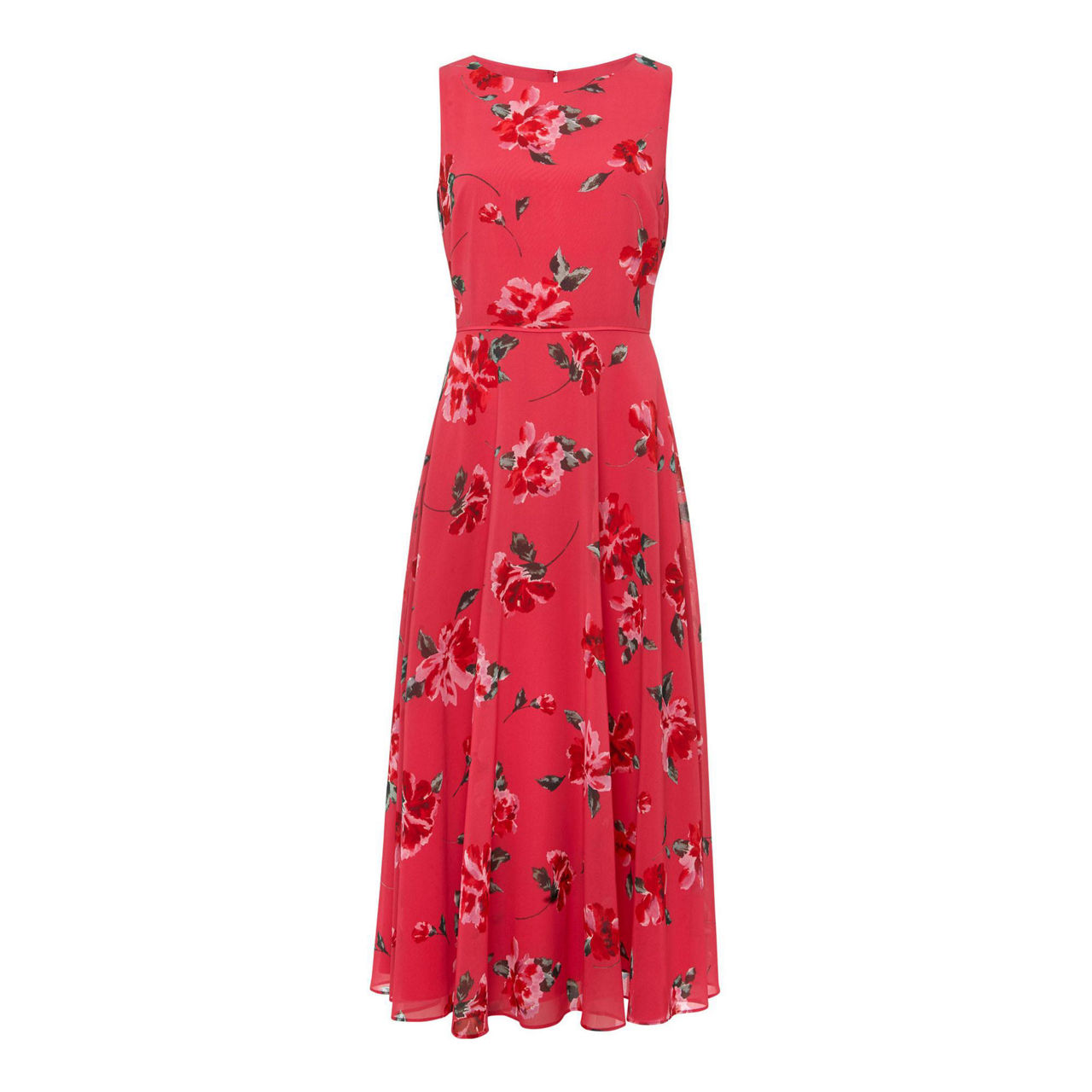 HOBBS Carly Floral Midi Dress