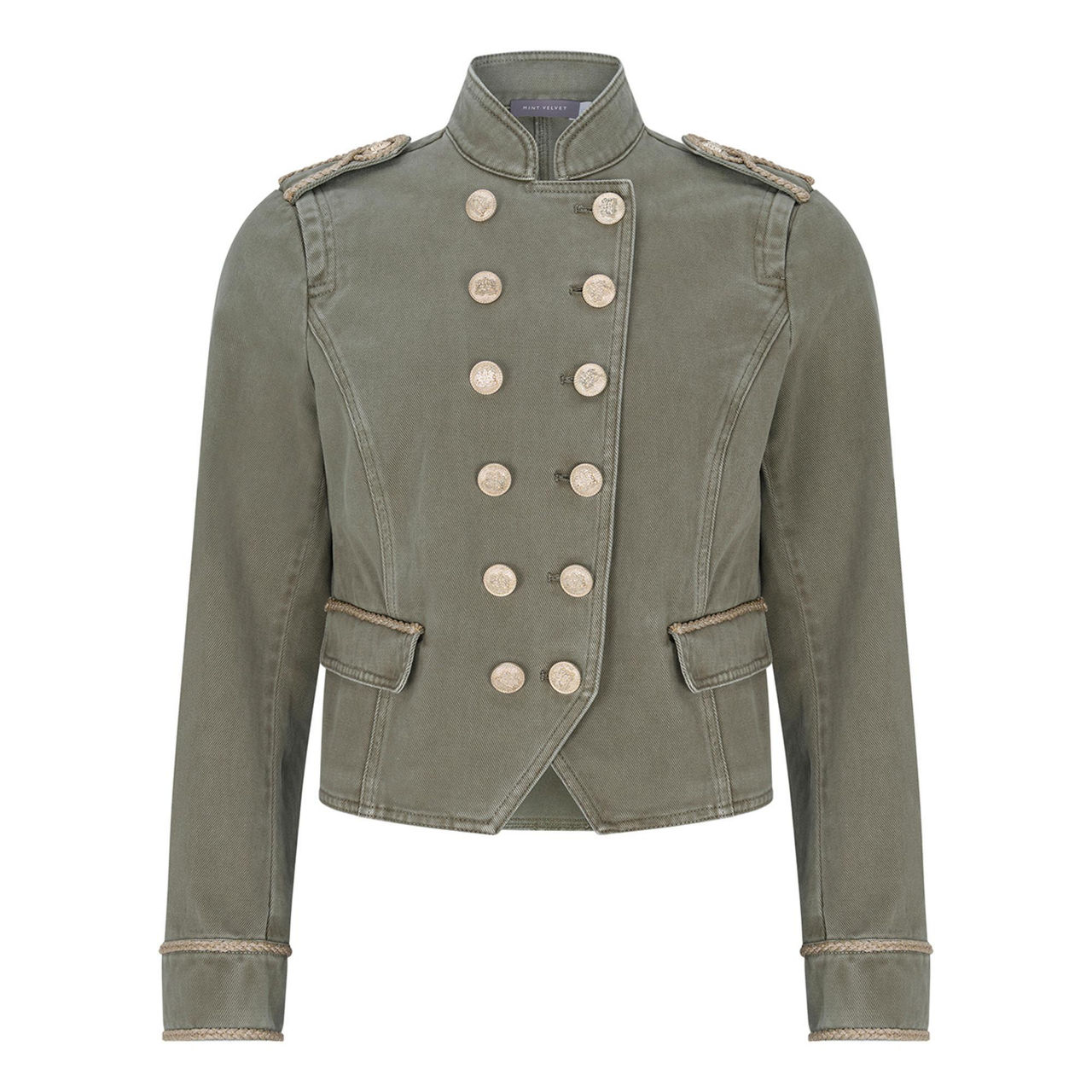 Mint velvet sale military jacket