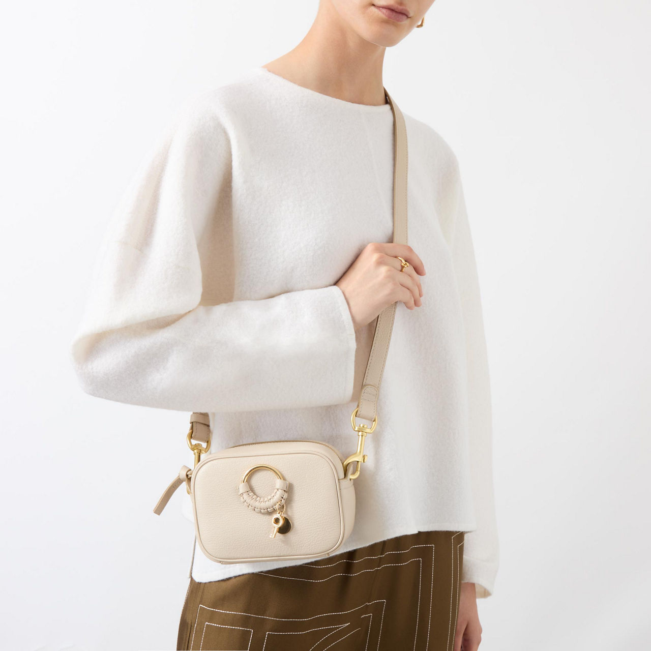 SEE BY CHLOÉ Hana Camera Leather Crossbody Bag