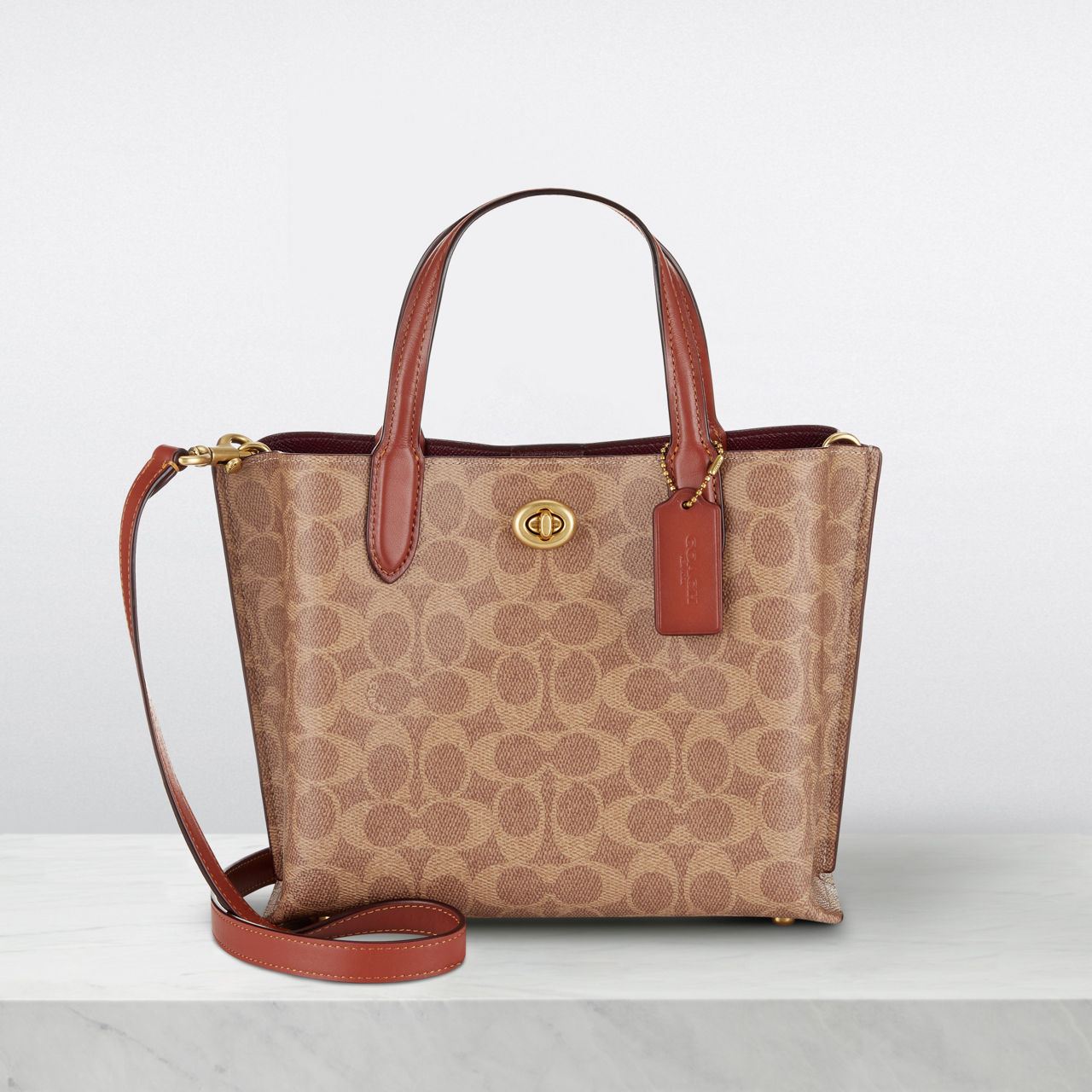 COACH Willow 24 Logo Tote