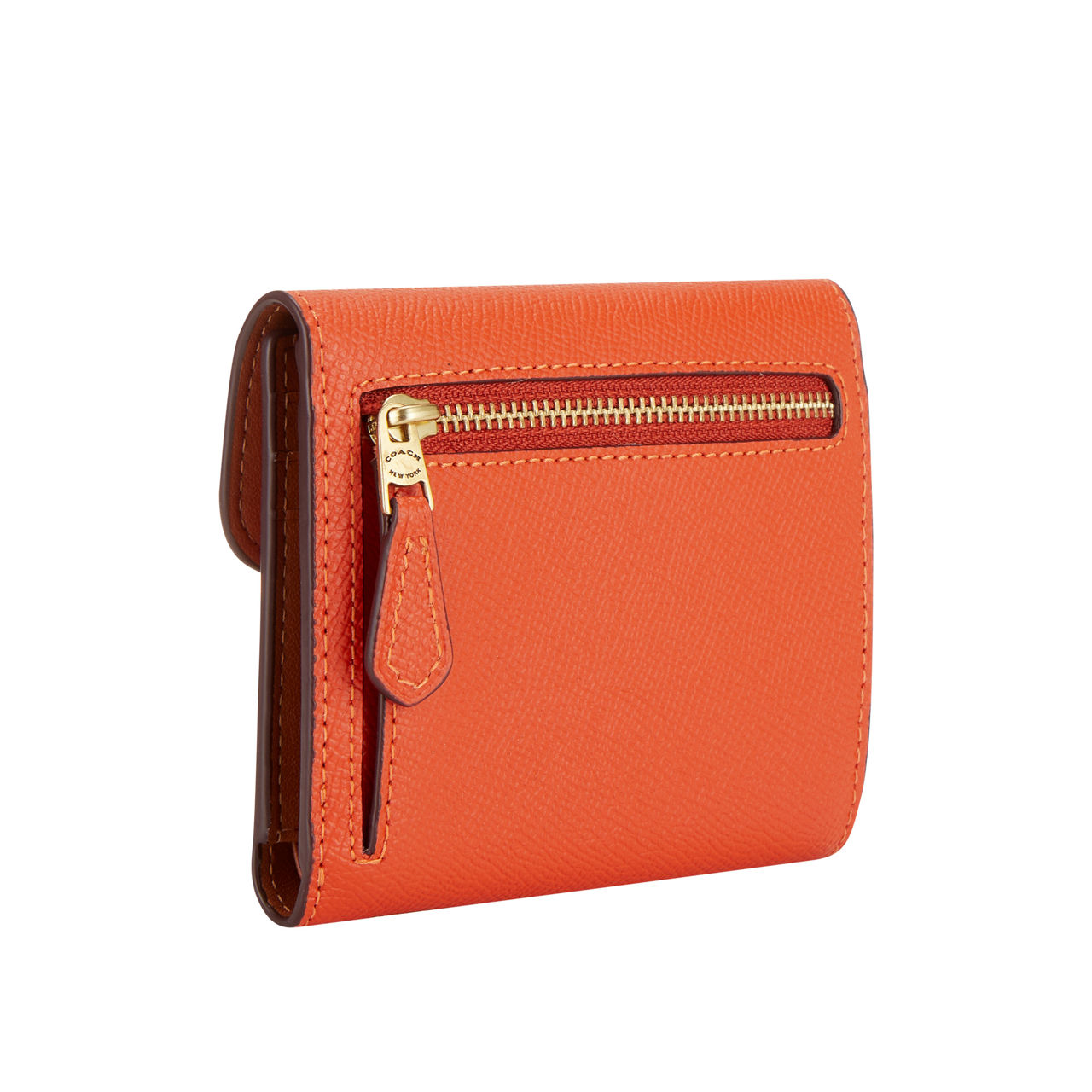 Coach small flap wallet sale