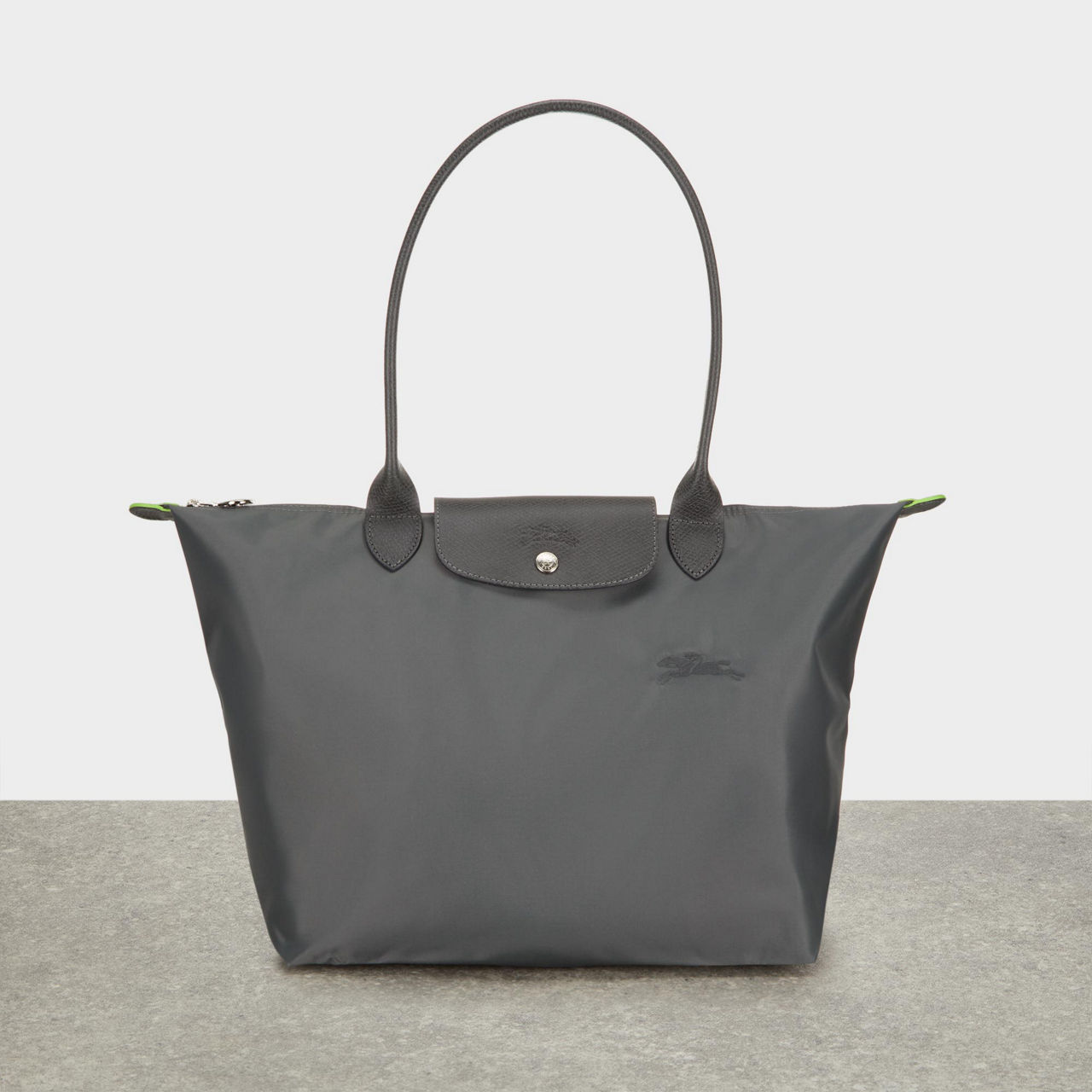 Longchamp grey tote bag sales