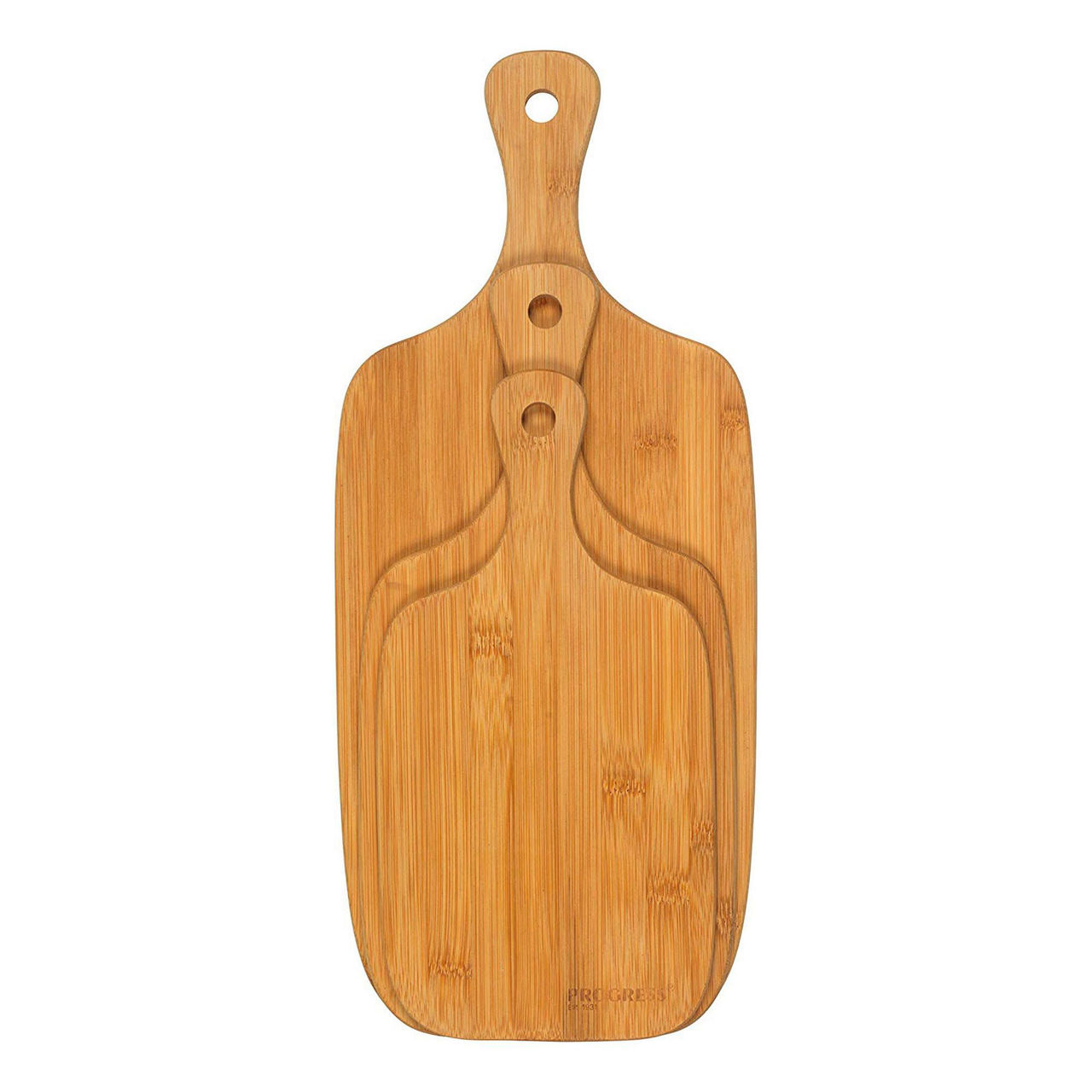 Small Bamboo Cutting Board with Handle - Penguen Collection