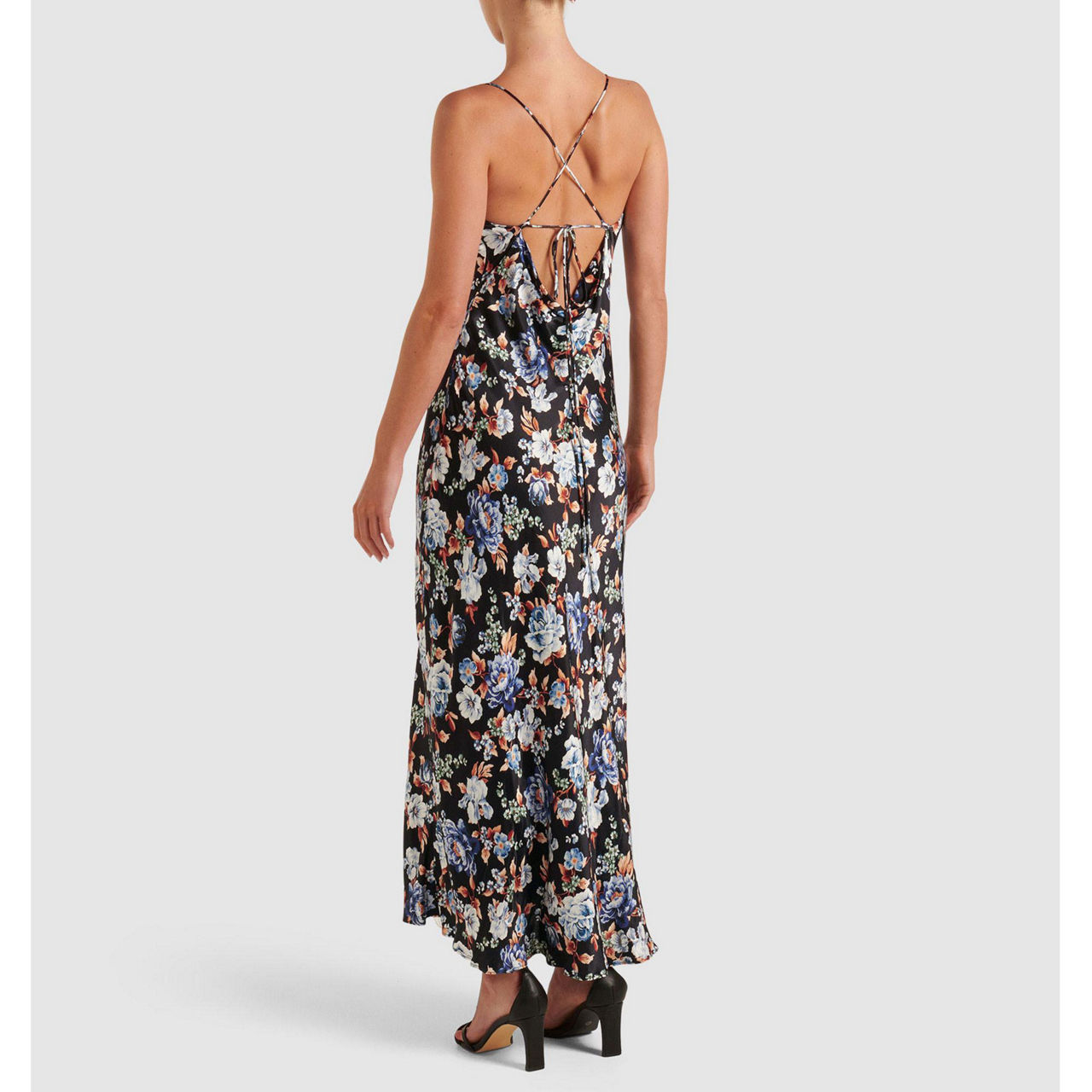 Blair Floral Dress in Red