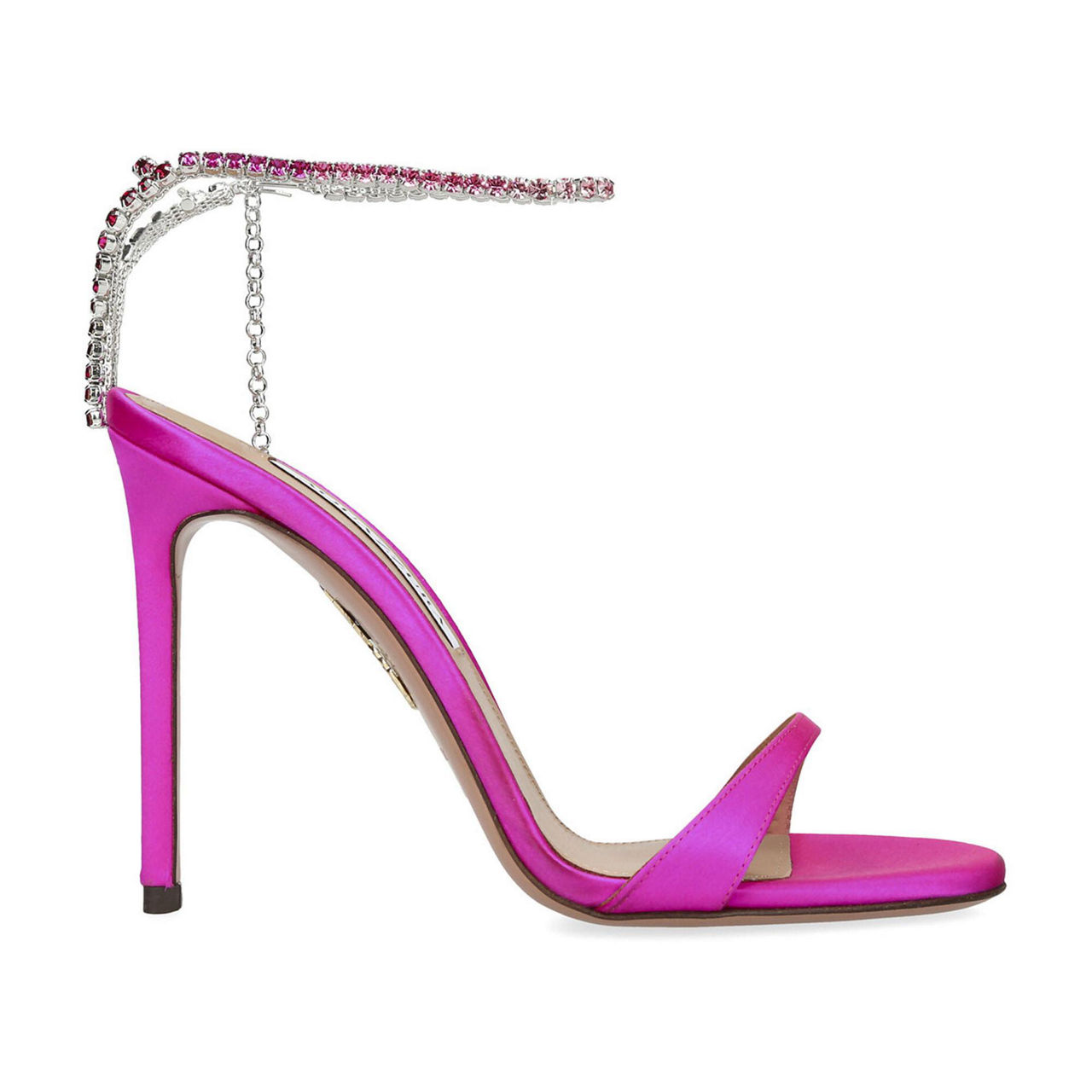 AQUAZZURA Ice Sandals 105 Embellished Heels