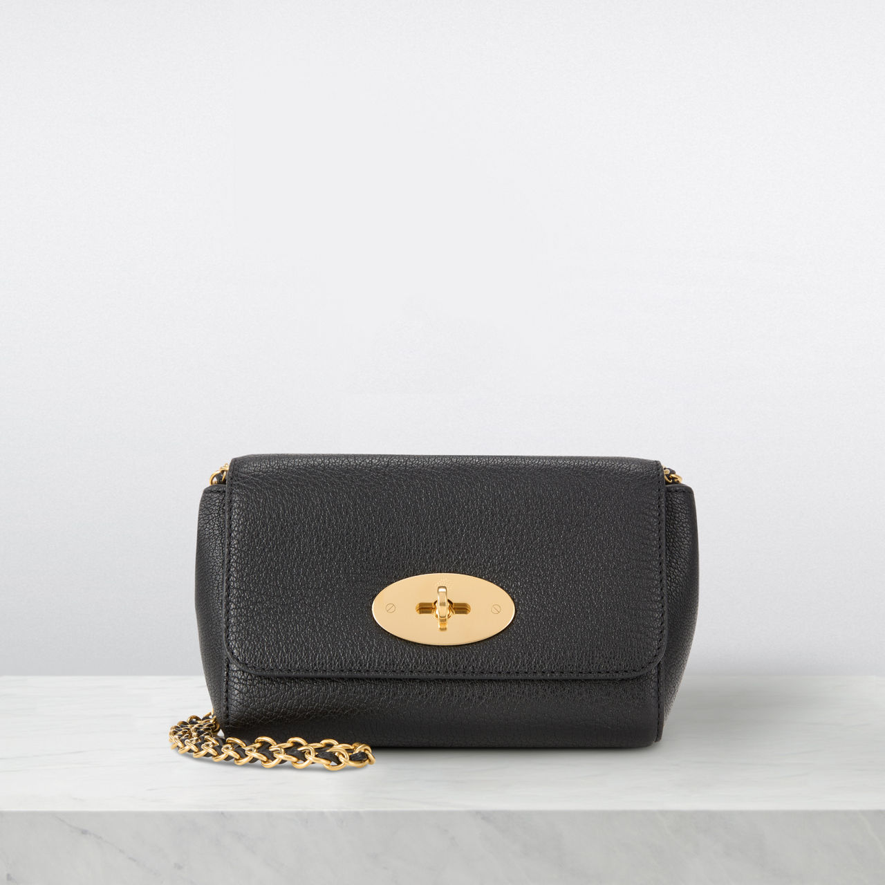 MULBERRY The Sustainable Edit Lily Mini Grained Leather Shoulder Bag