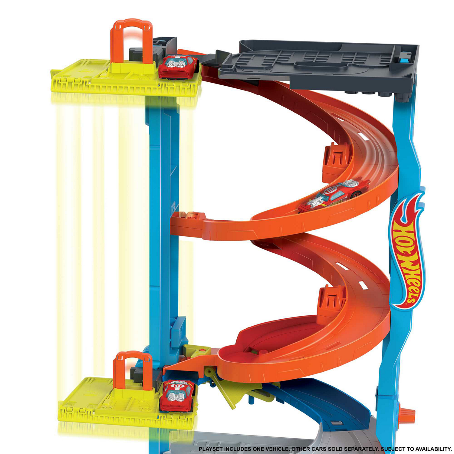 Hot Wheels City Transforming Race Tower Two-Piece Set