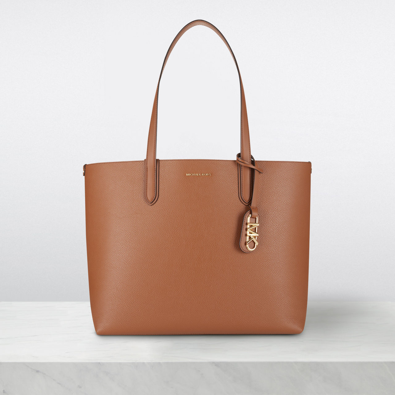 Michael kors shop large leather tote