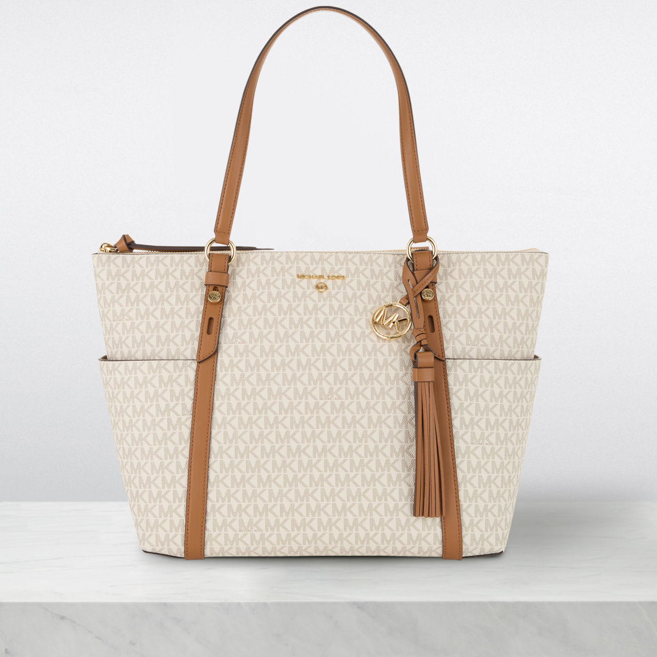 Michael kors shop monogram tote bag