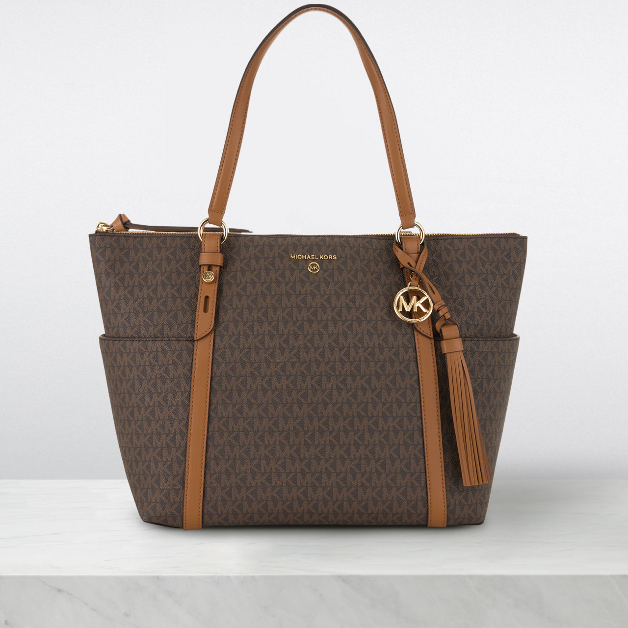 Michael kors selma outlet bag brown thomas