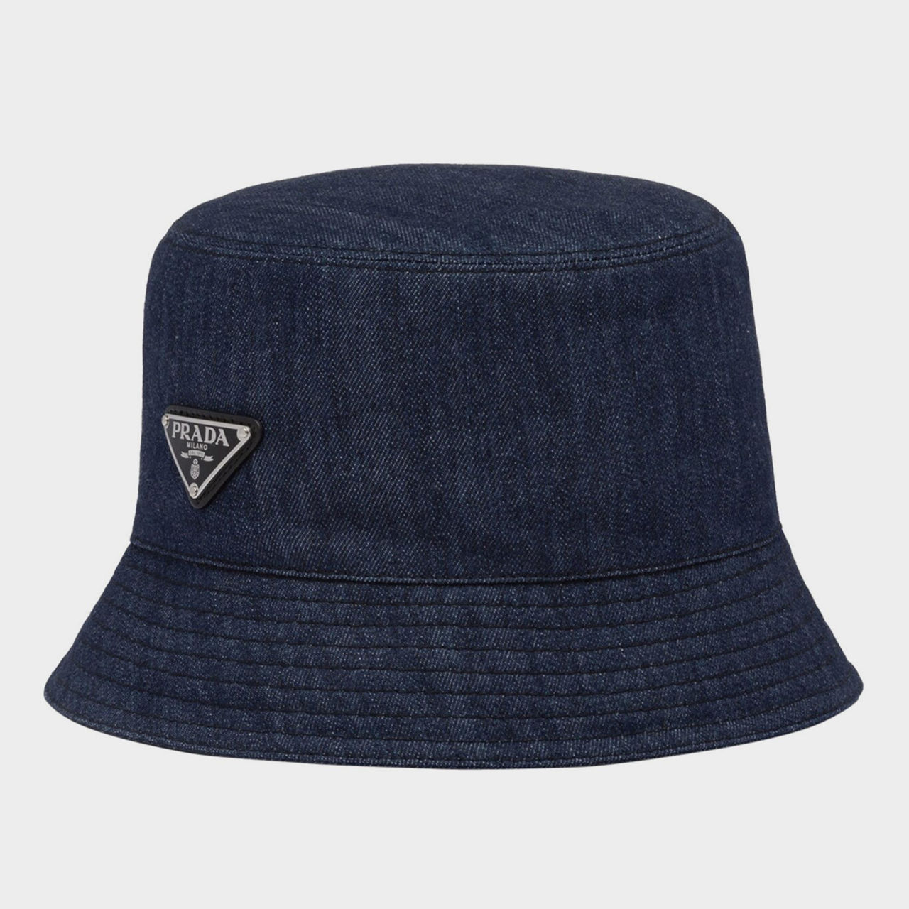 Prada bucket hat blue sale