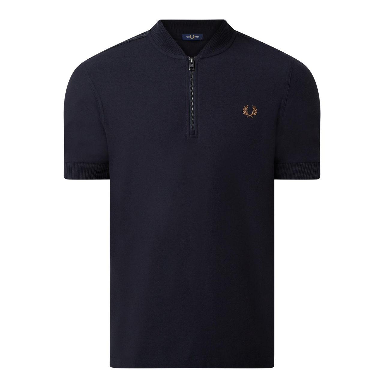 Fred perry bomber collar polo online