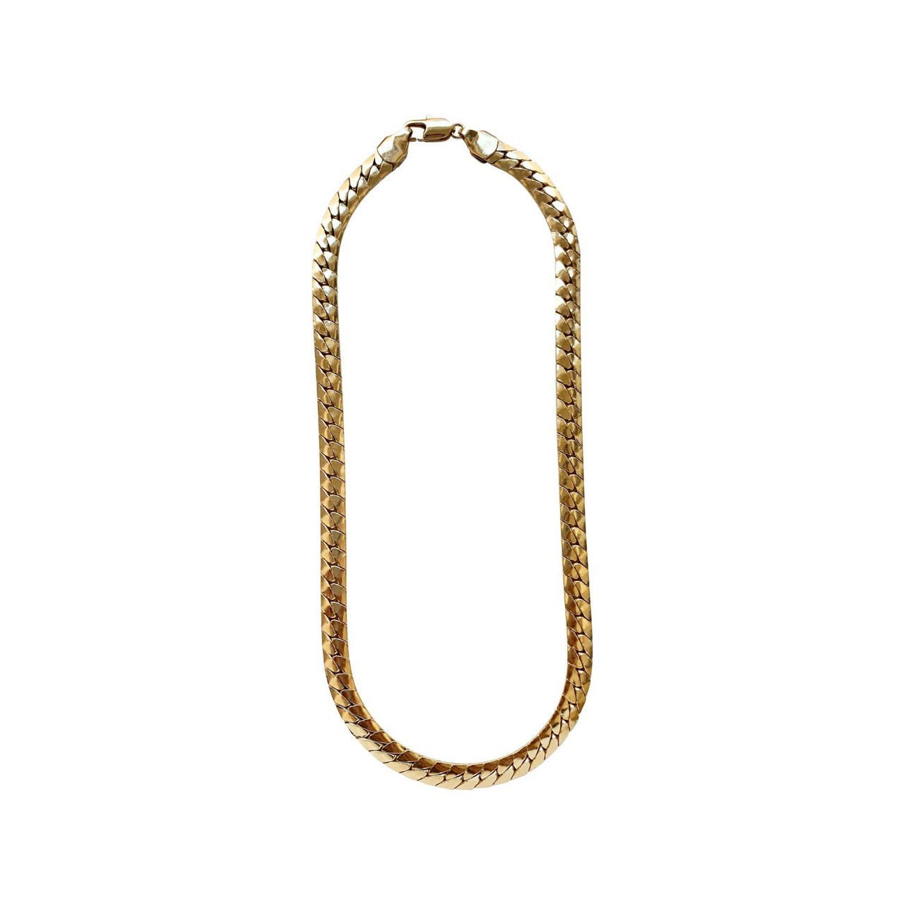 LAURA LOMBARDI Piatta Herringbone Chain Necklace