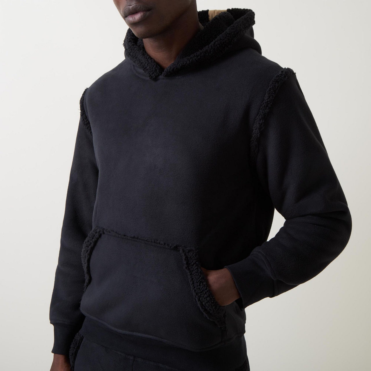 UGG Evren Bonded Fleece Zip Up Sweater for Men