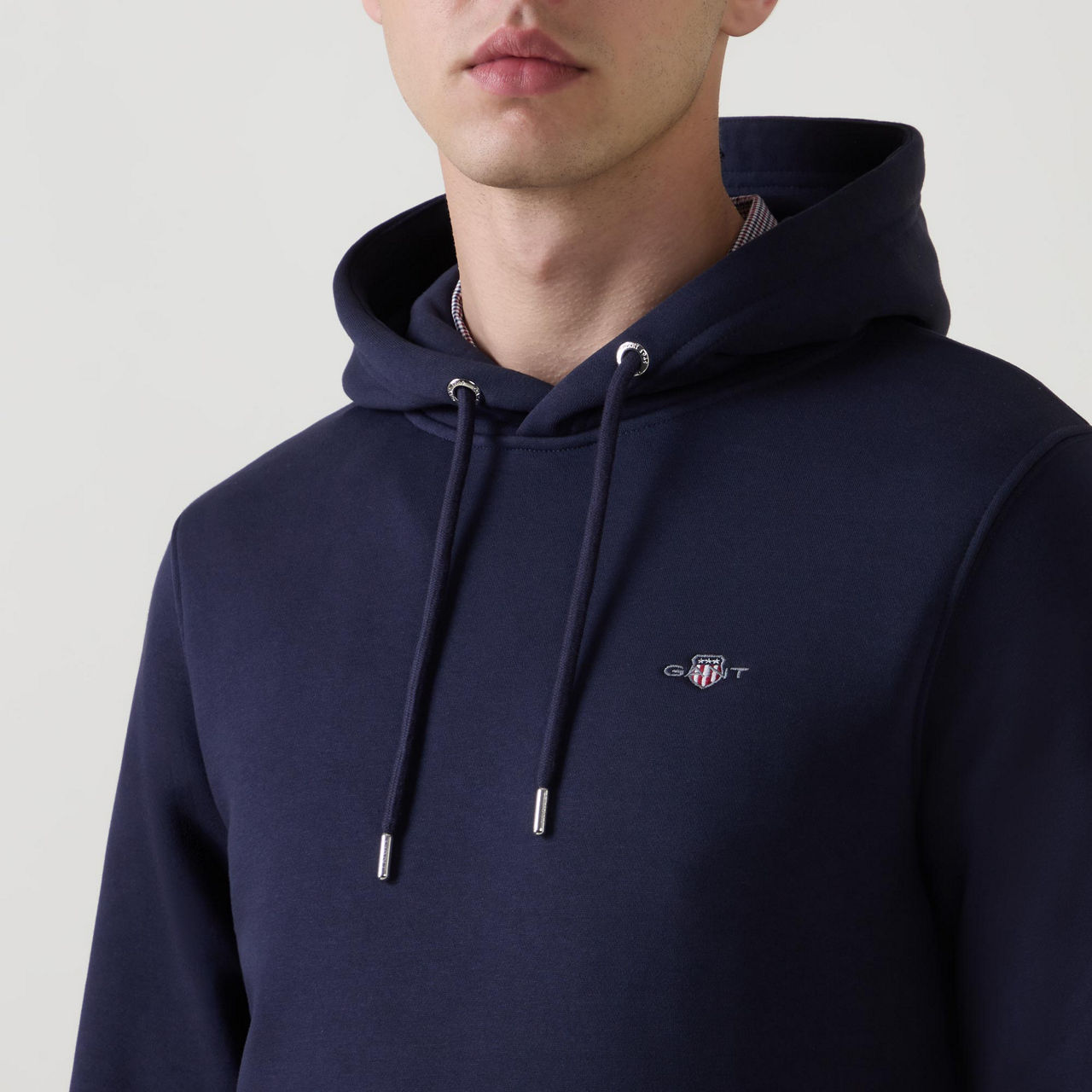 GANT Shield Logo Drawstring Hoodie