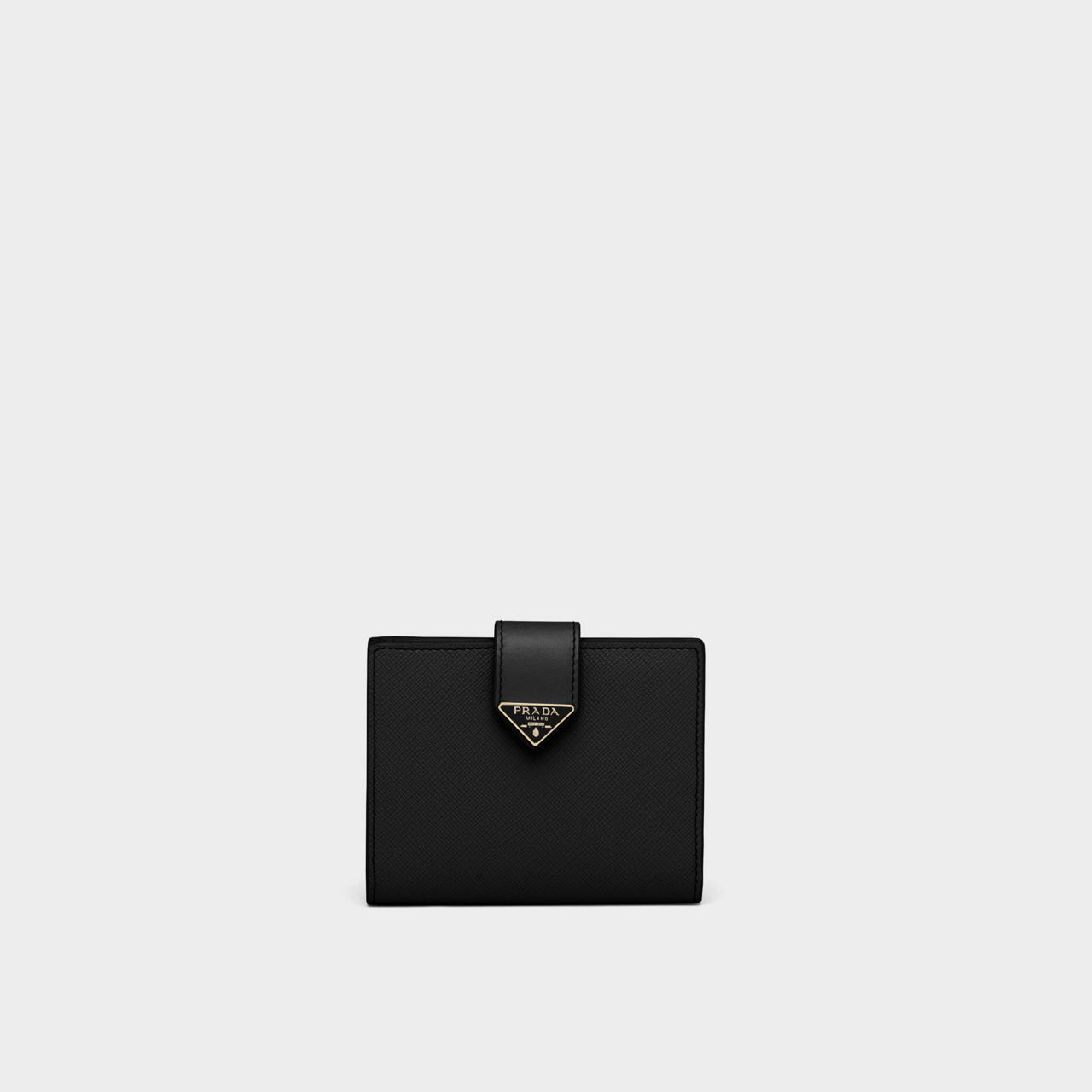 PRADA Small Saffiano And Leather Wallet