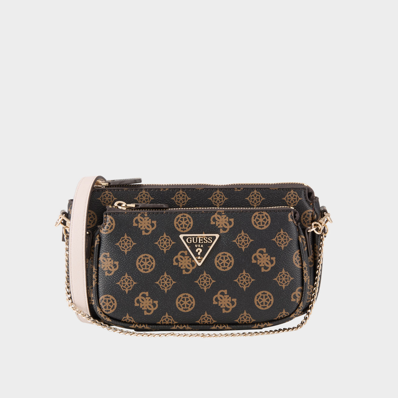 Noelle Double Zip Crossbody Bag