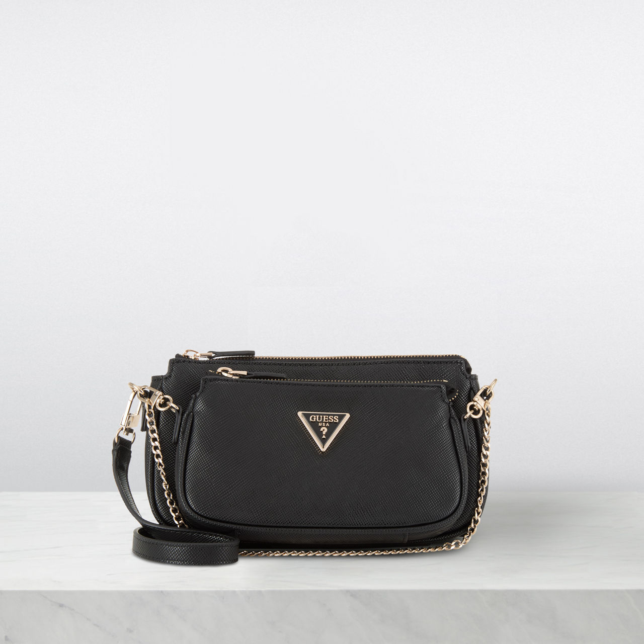 Guess small black crossbody bag sale