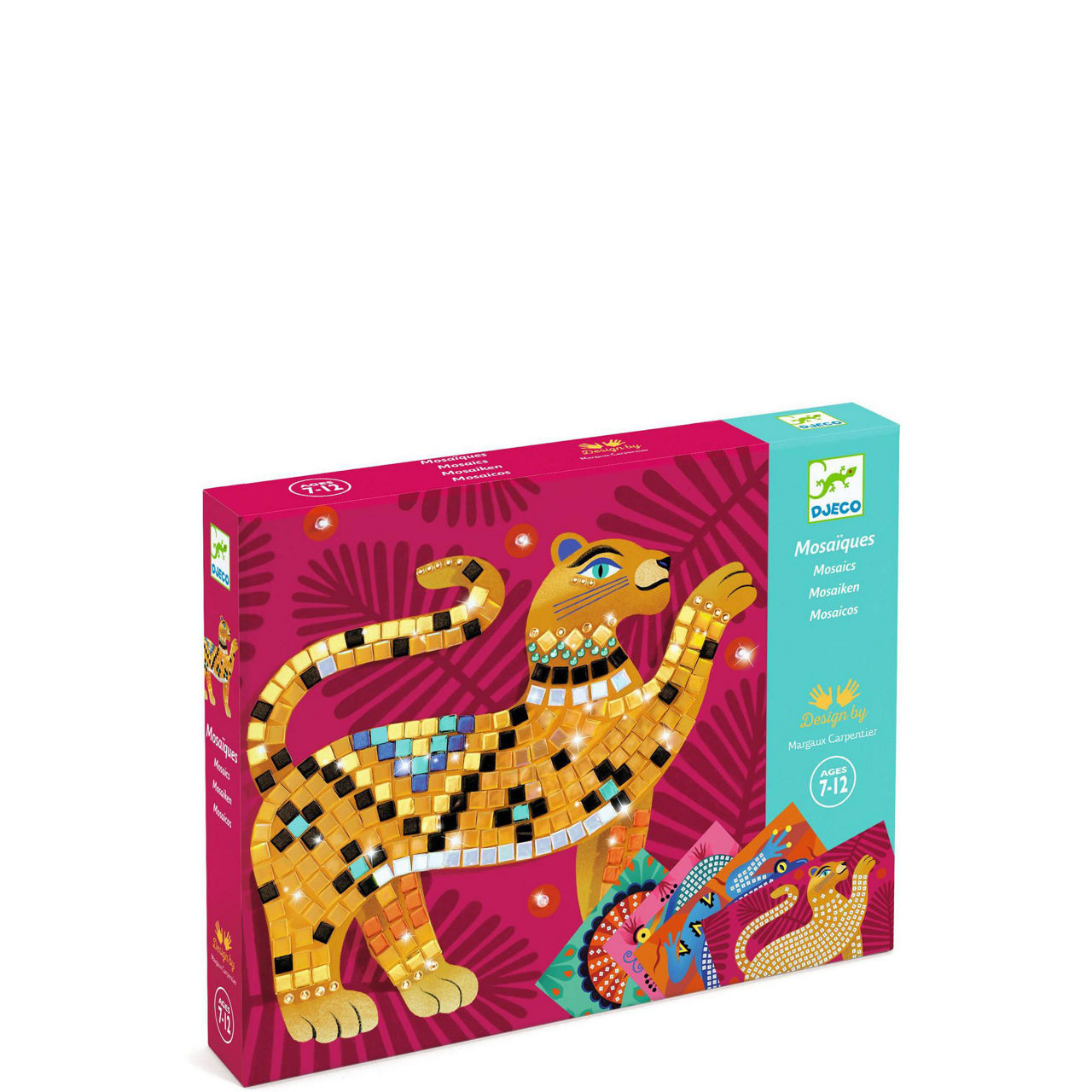 Art set for kids, mosaic - Djeco - Caribbean