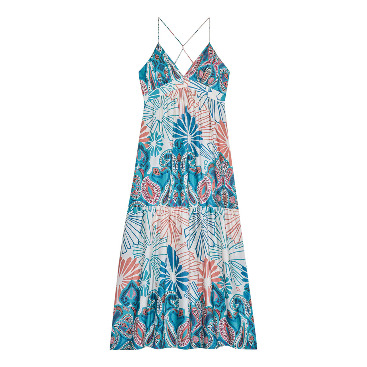 BA&SH Joyce Printed Maxi Dress