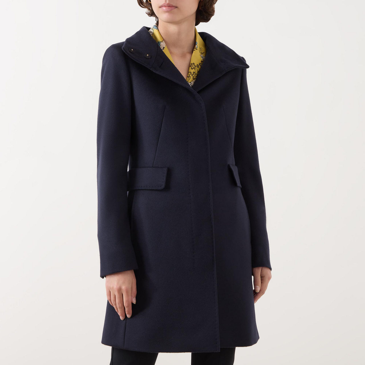 MAX MARA STUDIO Agnese Single Breasted Wool Coat