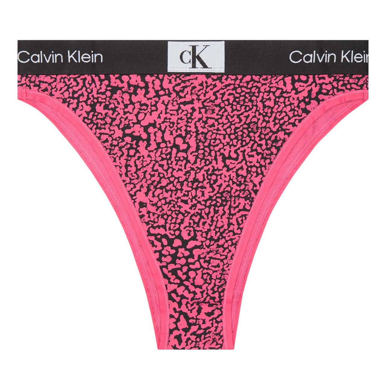 Buy Calvin Klein High Waisted Thong Briefs In Pink