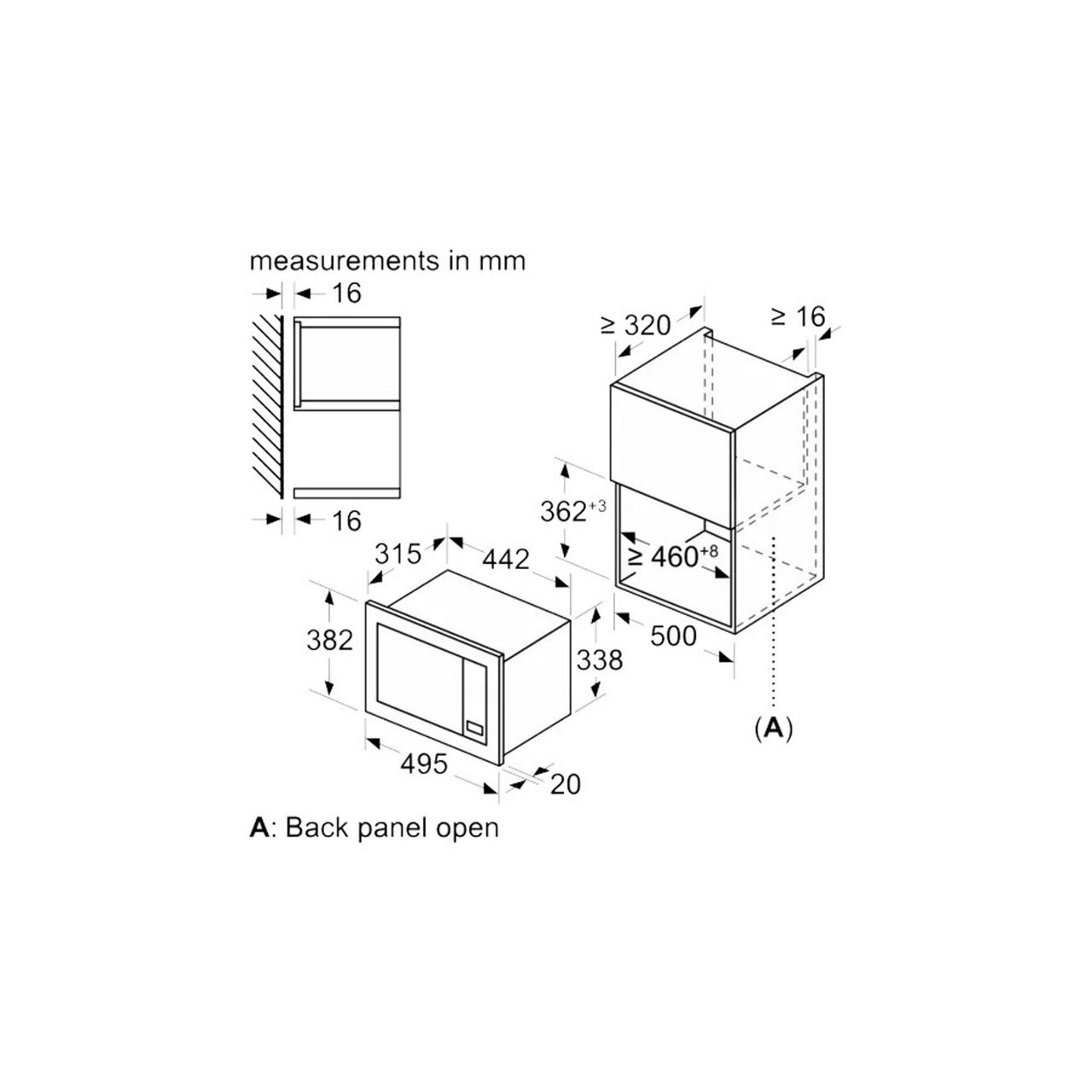 NEFF N 30 BuiltIn Microwave Black