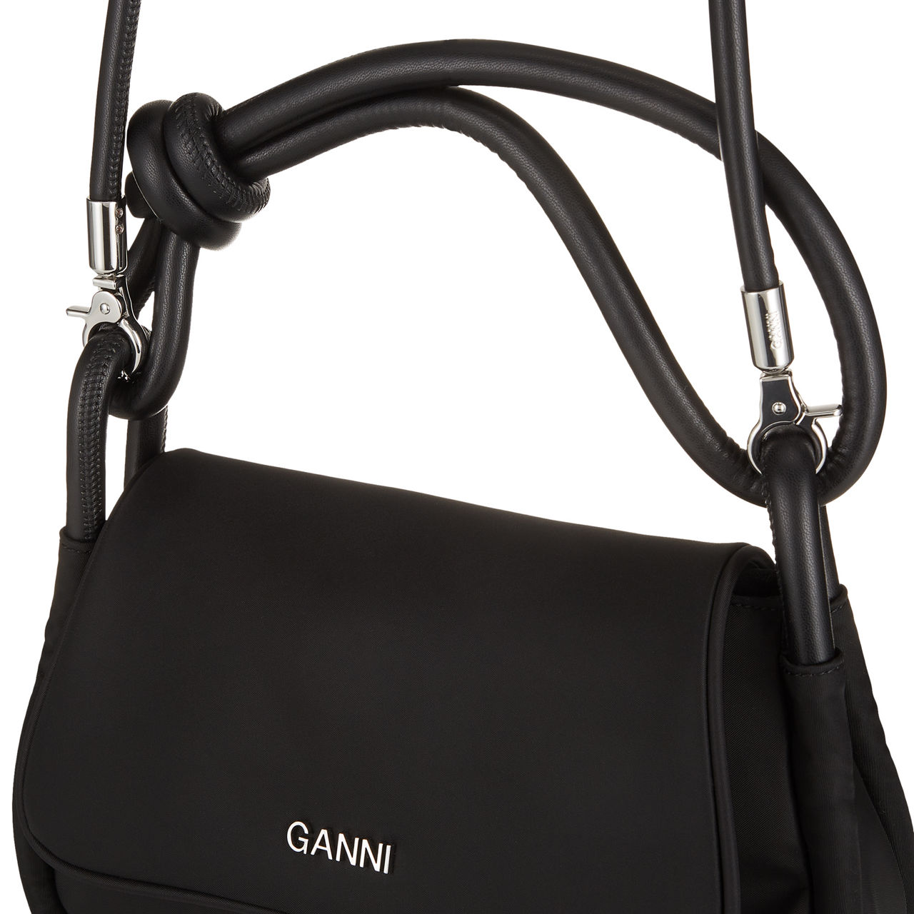 【Ganni】Knot Flapover Tote Bag 2000547398_02