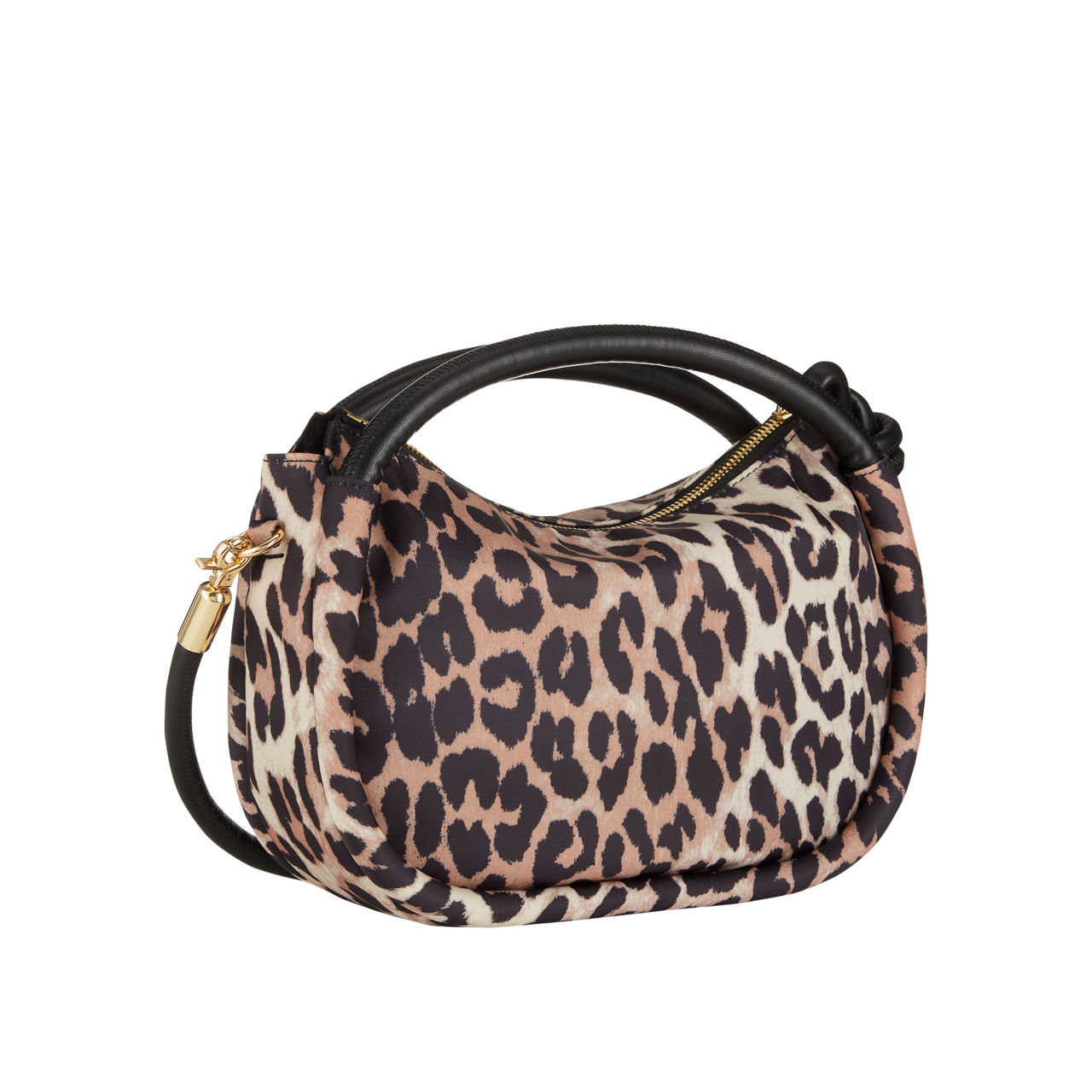 Ganni leopard crossbody online bag