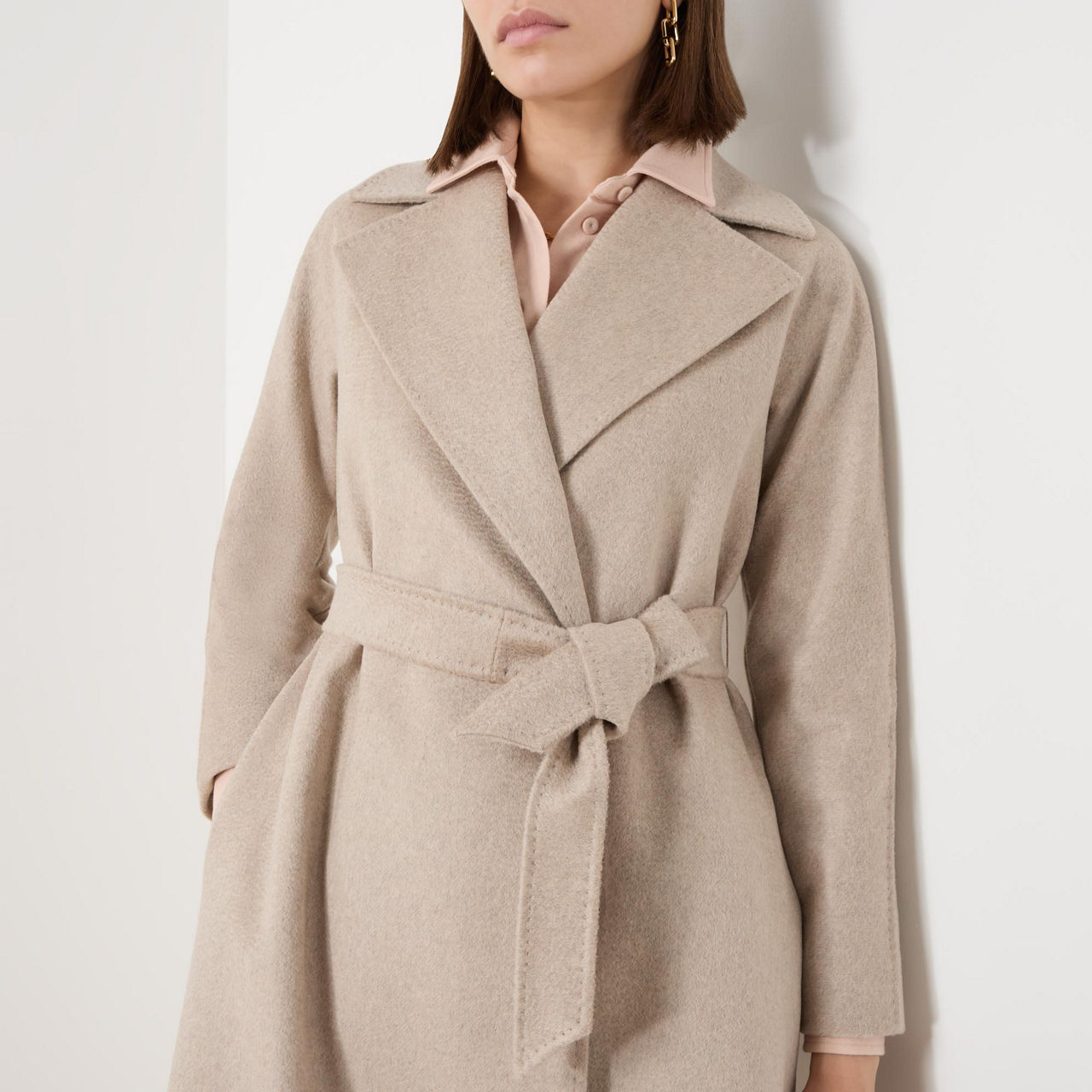 Only kappa onlgina wool cheap wrap coat