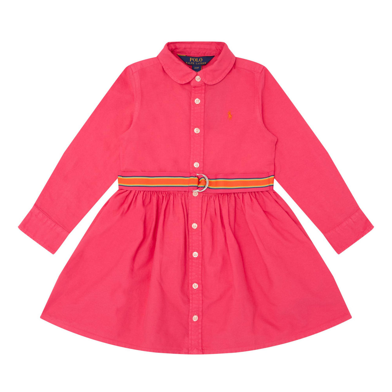 Oxford Belted Shirt Dress 2-6 Years