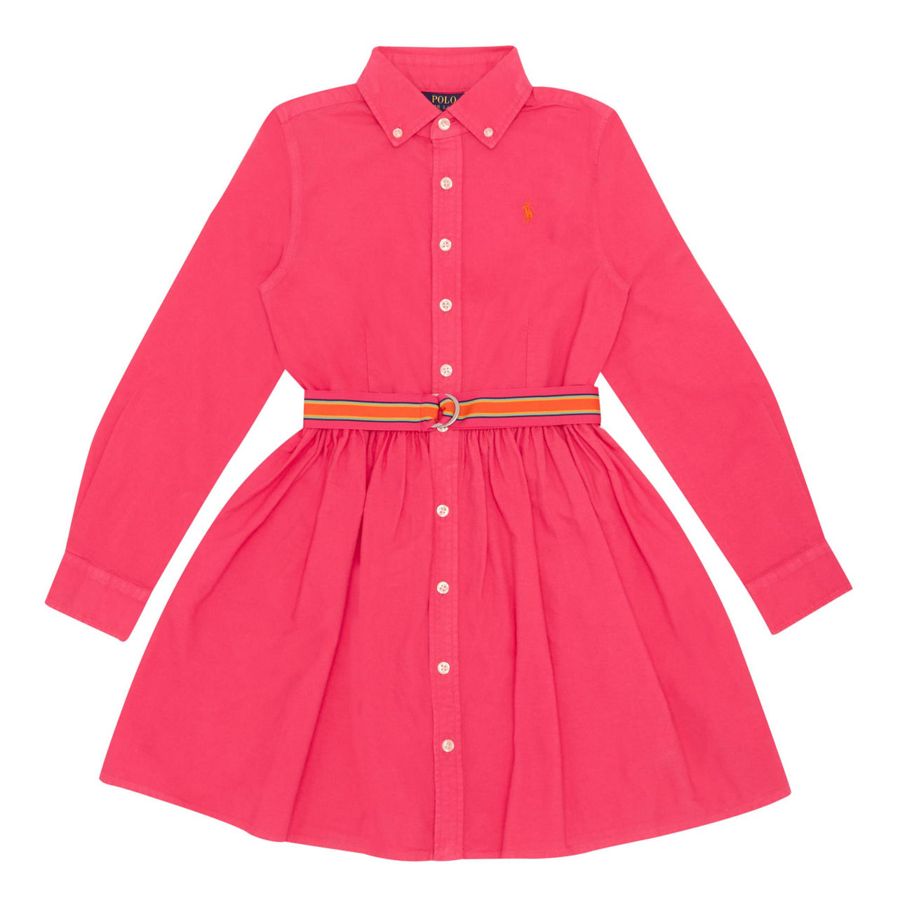 Classic Oxford Belted Dress 7 Years