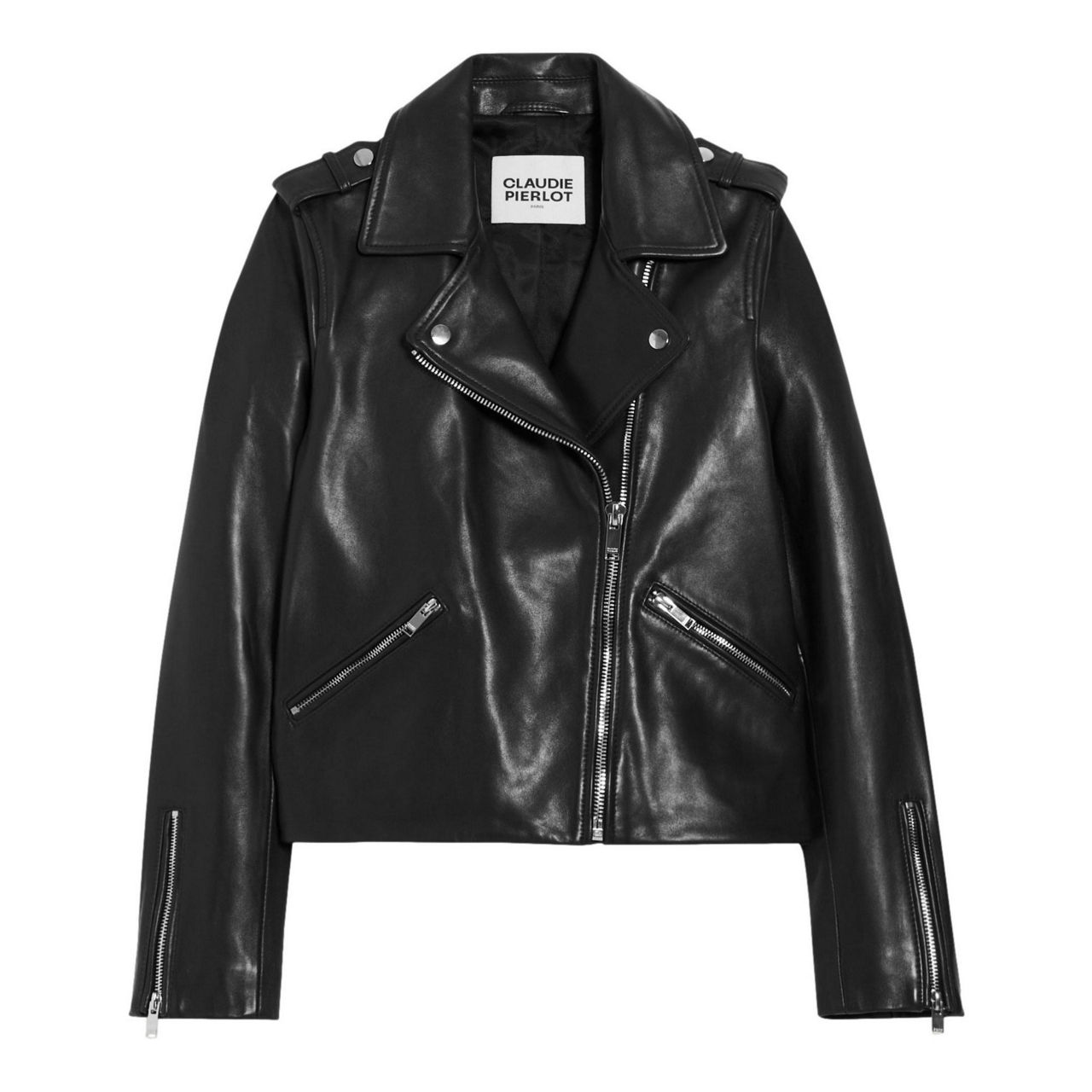 CLAUDIE PIERLOT Cuzia Leather Jacket