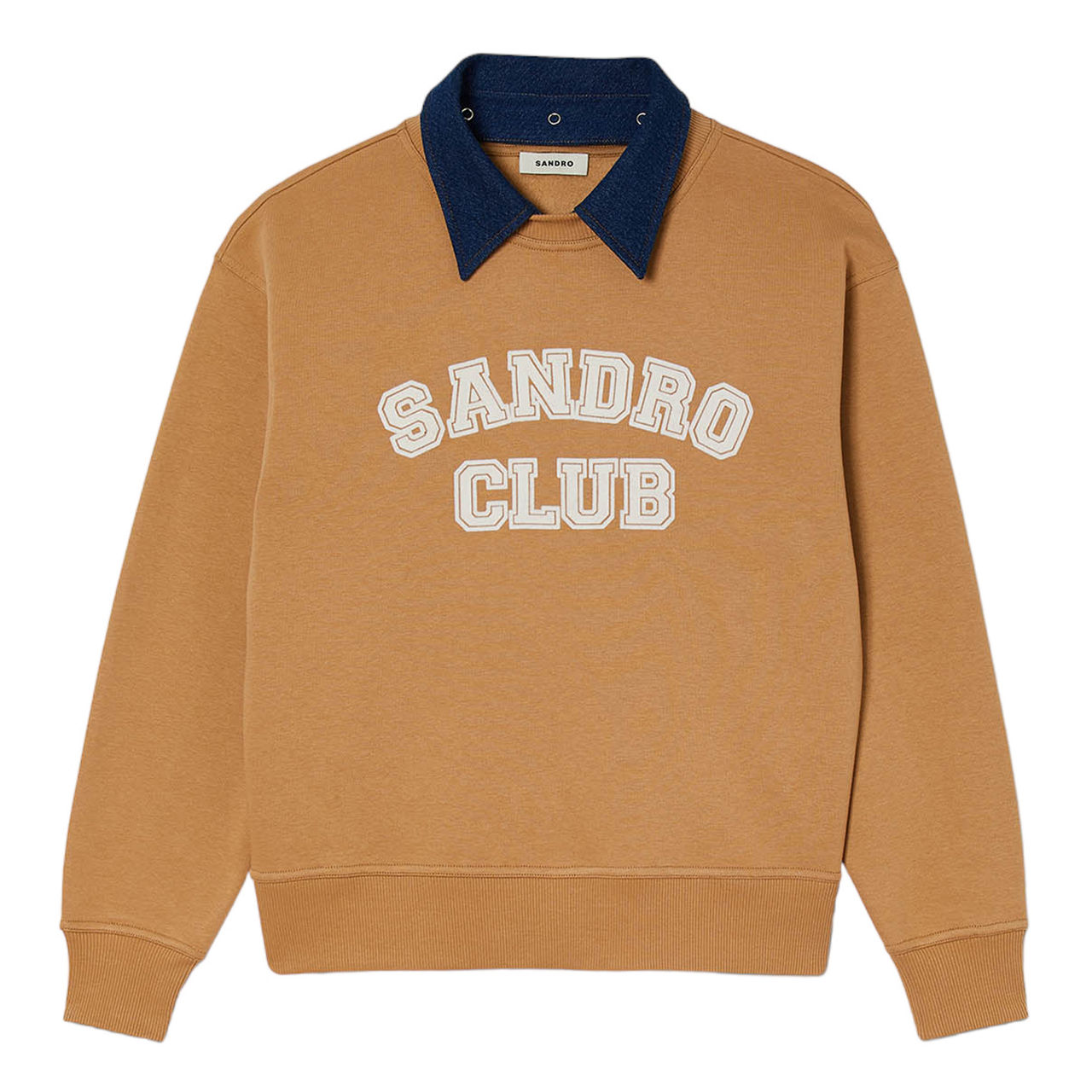 Sandro cardigan with contrasting on sale slogan