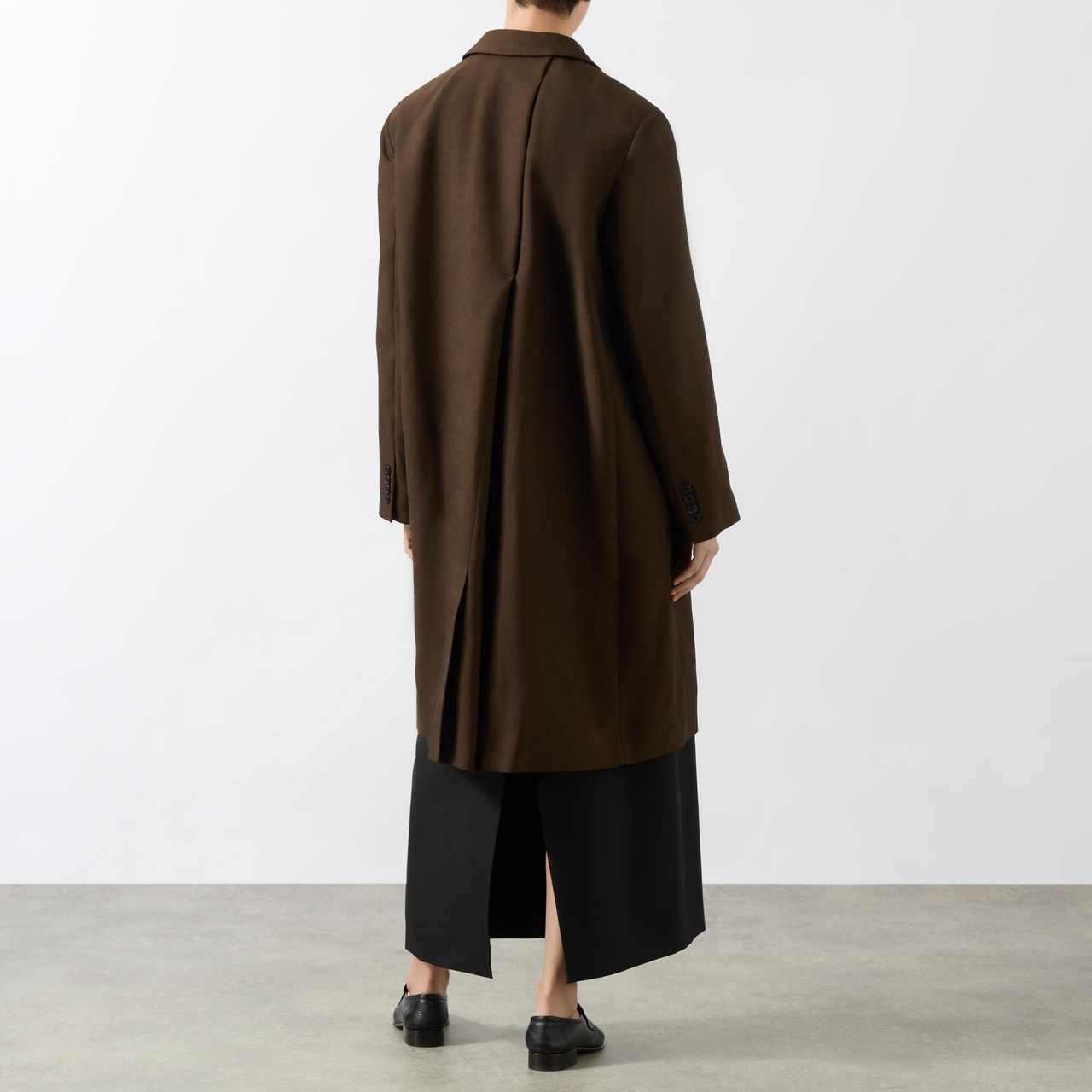 THE ROW Chevalier Single Breasted Wool Mohair Coat